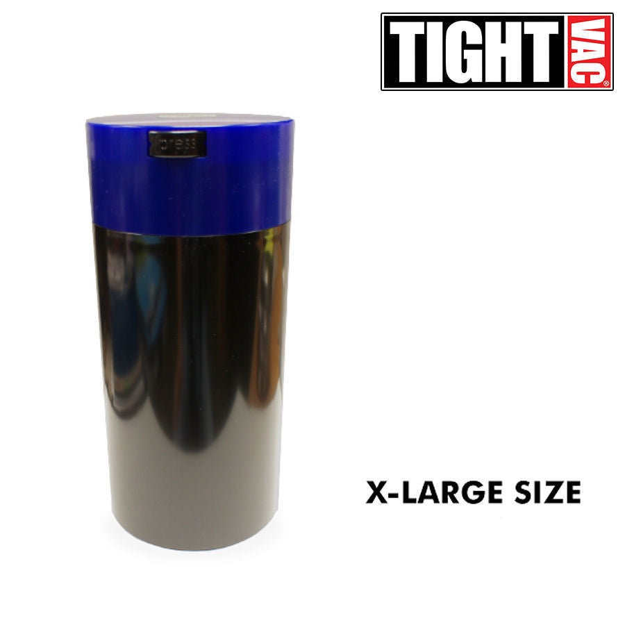 TightVac Air Tight Storage Container - Extra Large (2.35L / 24oz) Black/Blue