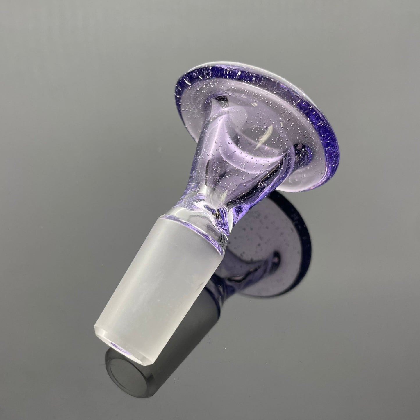 Philip Legge Medium Beaker w/ Colour Accents - Purple Lollipop