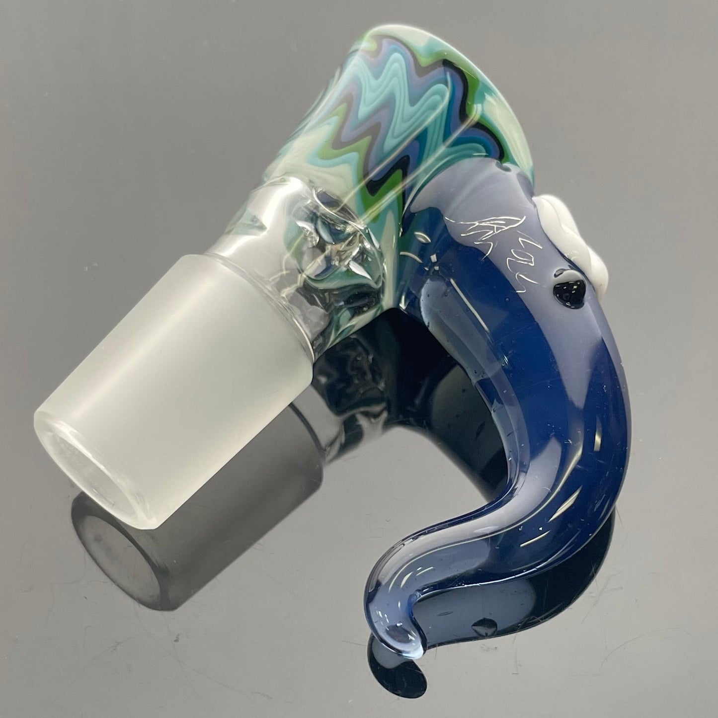 Kahuna Worked Wigwag Bowl 18mm 4 Hole