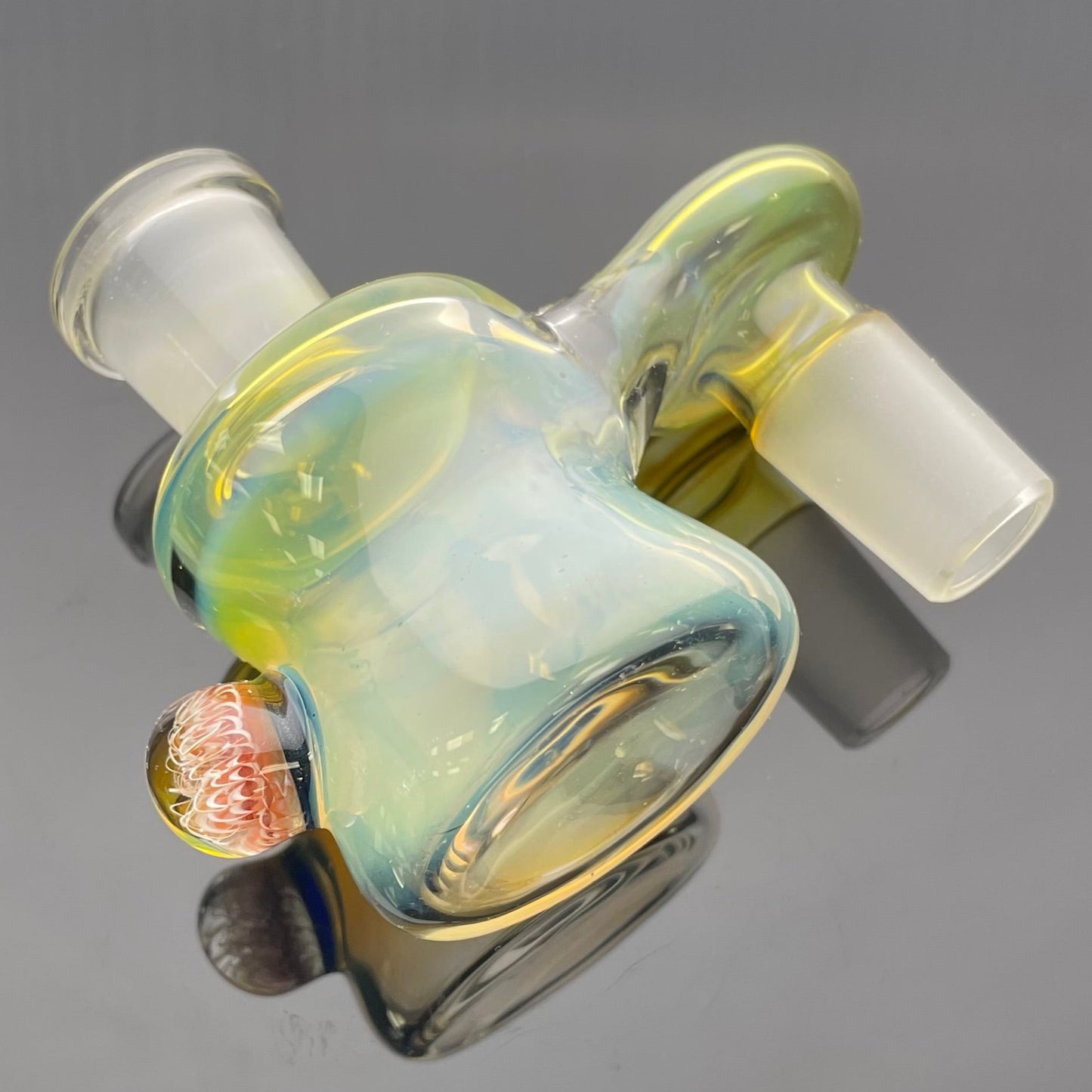 Mooks Glass 18mm 90 Fumed Ash Catcher