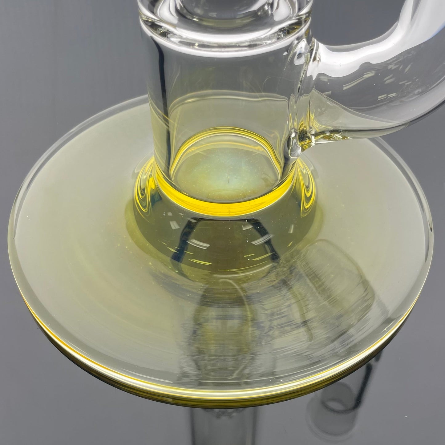 Jamms Natty Perc Straight Tube - Clear w/ Fuming