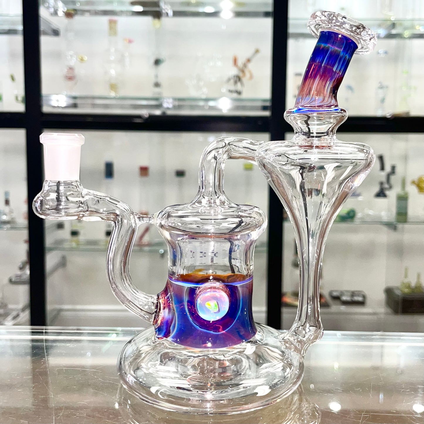Green Belt Colour Accented Recycler - Amber Purple