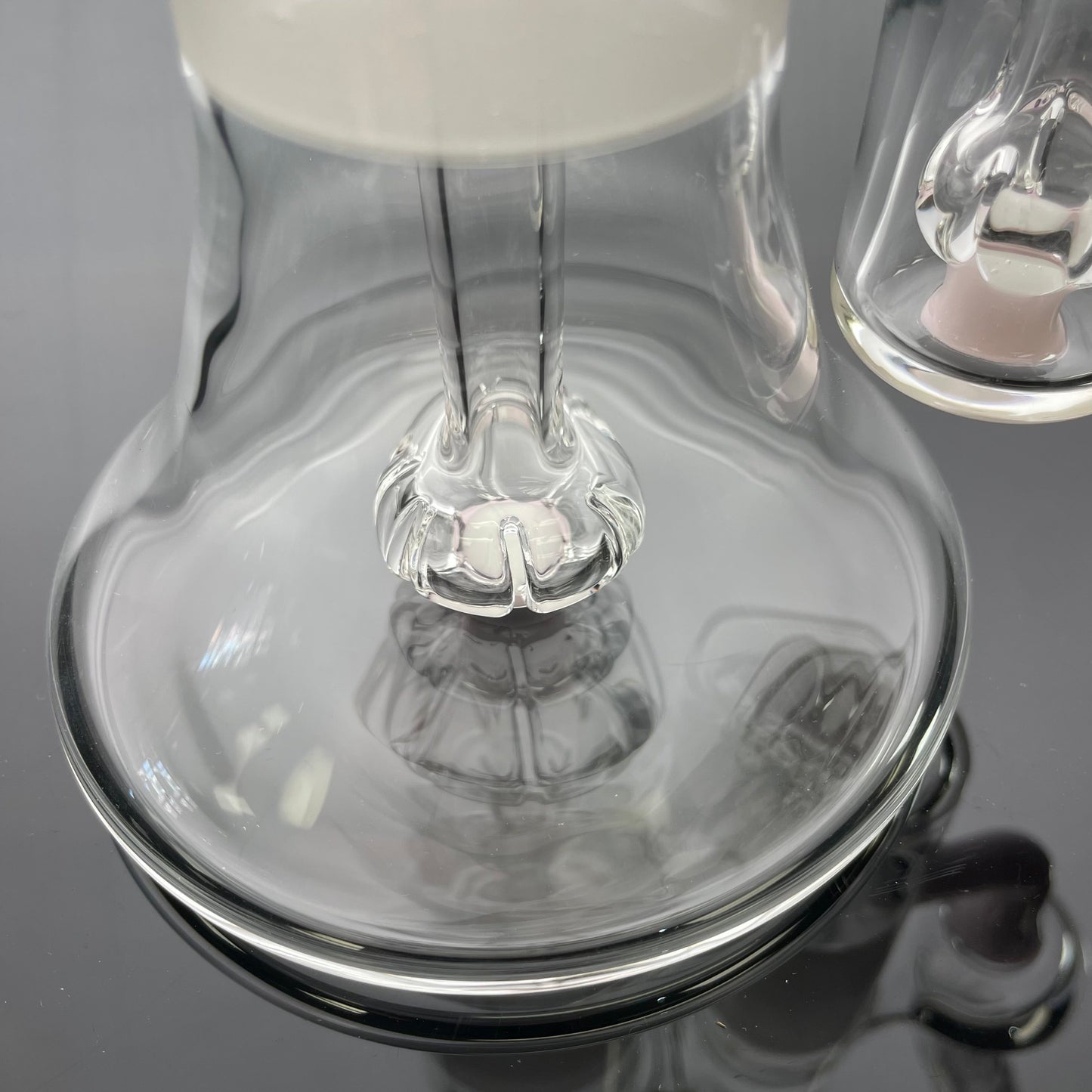 Green Belt Colour Accented Double Bubbler 18mm - Exp Peach/Starwhite & Pink Lollipop/Starwhite