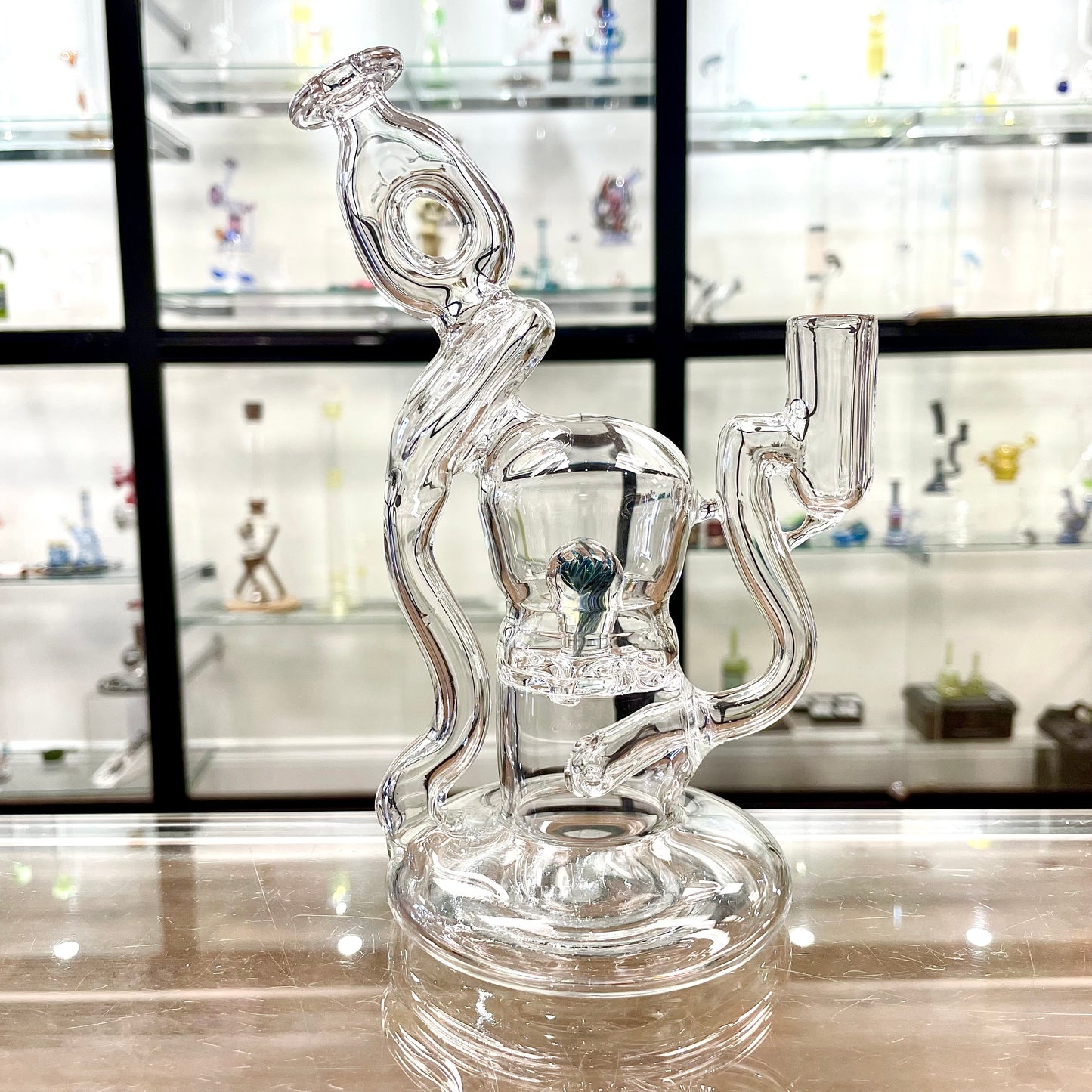 Mastah Glass 14mm 6 Hole Disk Recycler