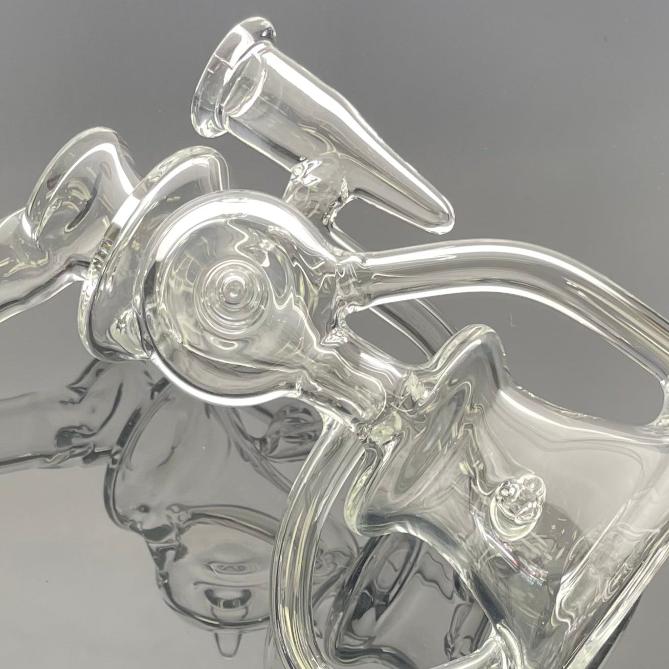 Mimzy Clear Side Scroller Recycler - 14mm