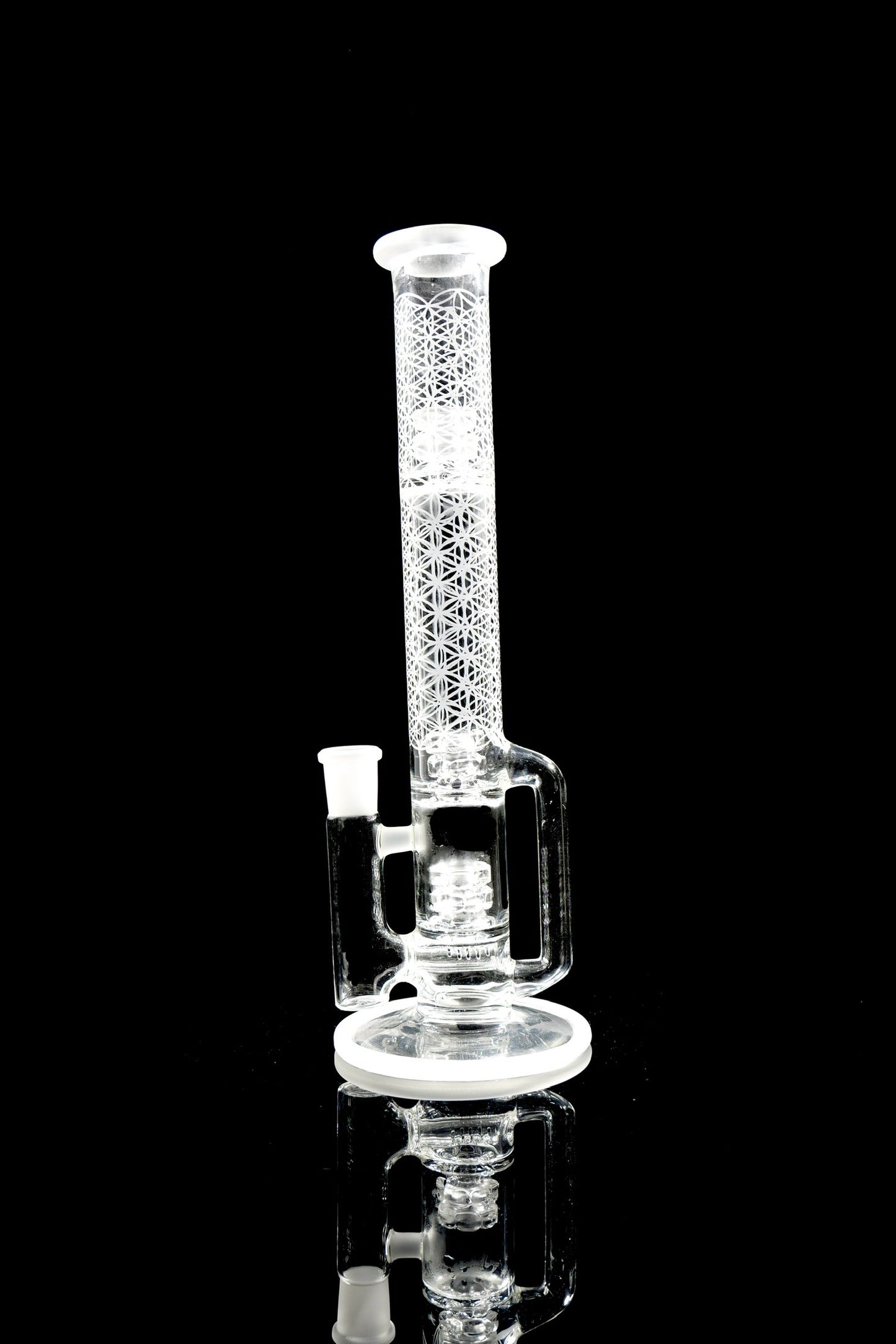 Gnob Glass 38mm 13" Treecycler w/ Sandblasting - 11