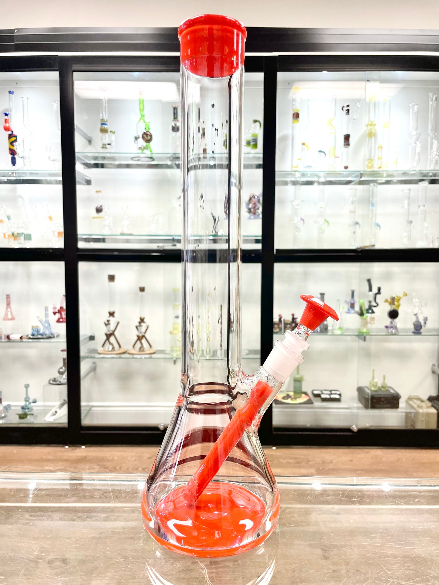 Philip Legge Medium Beaker w/ Colour Accents - Poppy