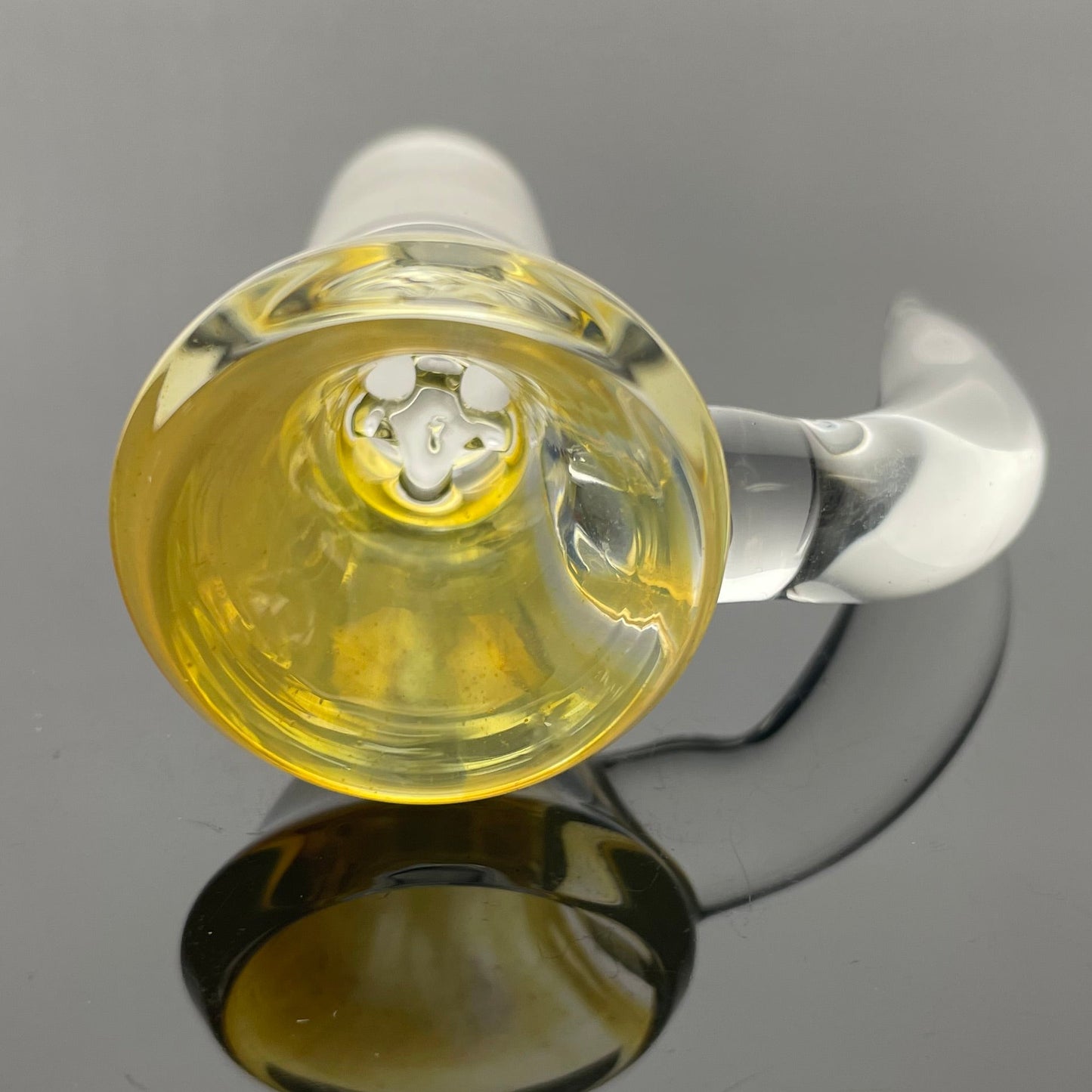Mastah Glass 18mm Fumed Horn Bowl