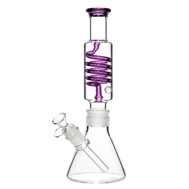 Unbranded 14" Freezer Coil Beaker w/ 14mm Bowl - Various Colours
