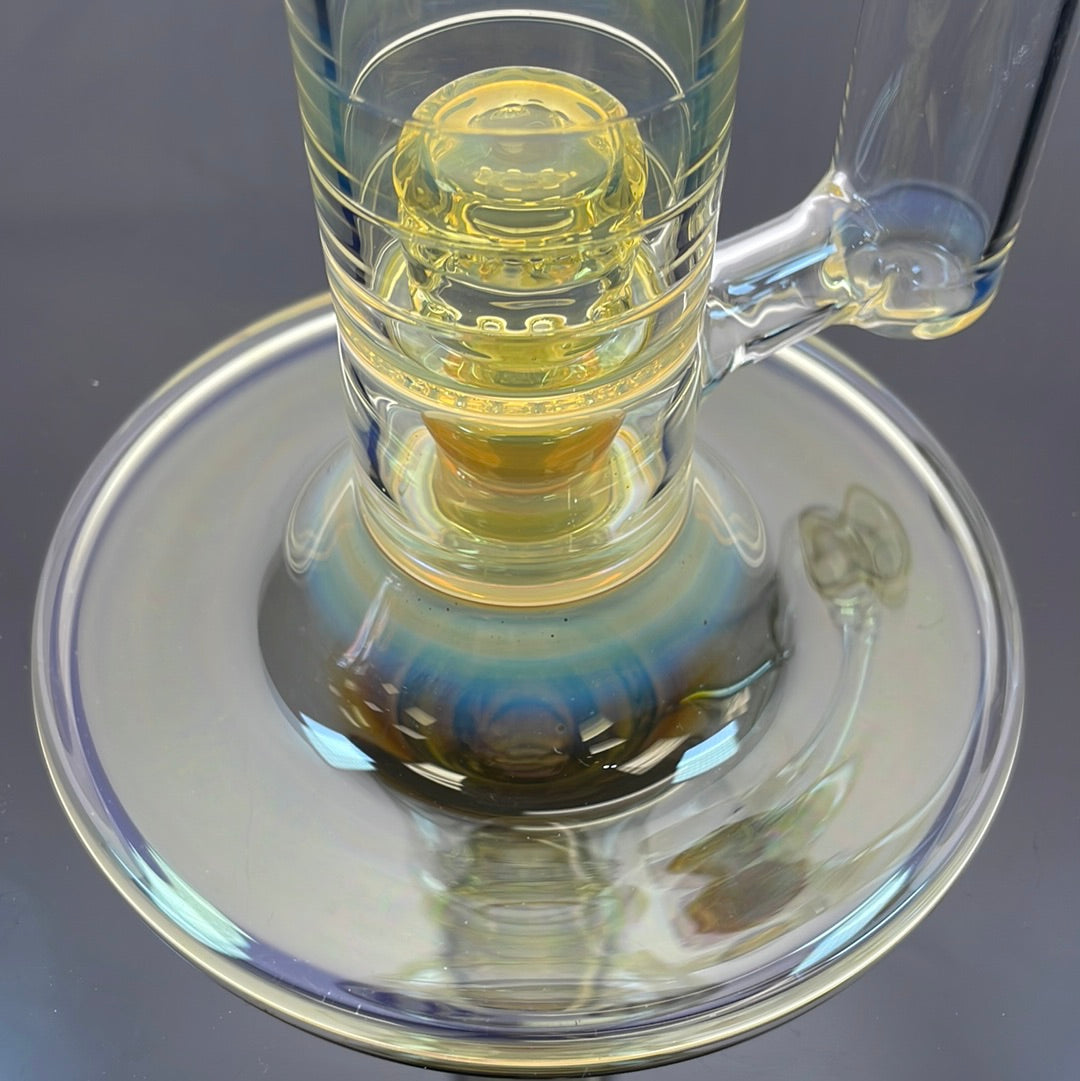 Jesse Who 44mm Fumed Gridcap Tube w/ Breakwater Function - Single Bore w/ Sculpted Mid Section