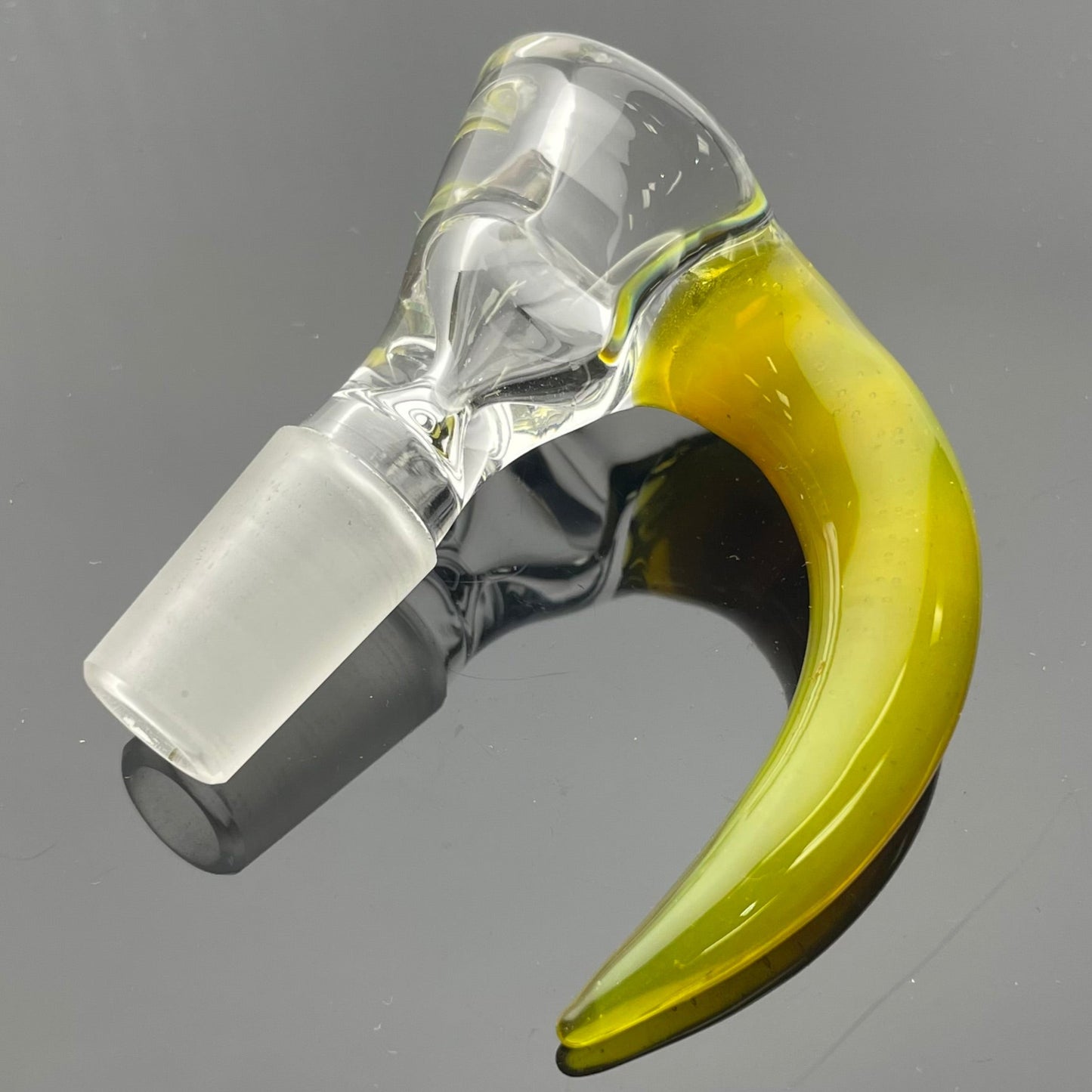 Green Belt Clear Horn Bowl 14mm 1 Hole