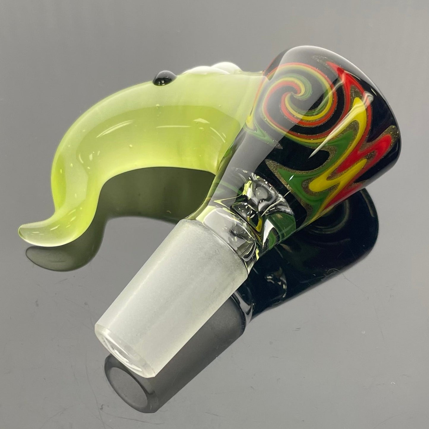 Kahuna Worked Wigwag Bowl 14mm 1 Hole