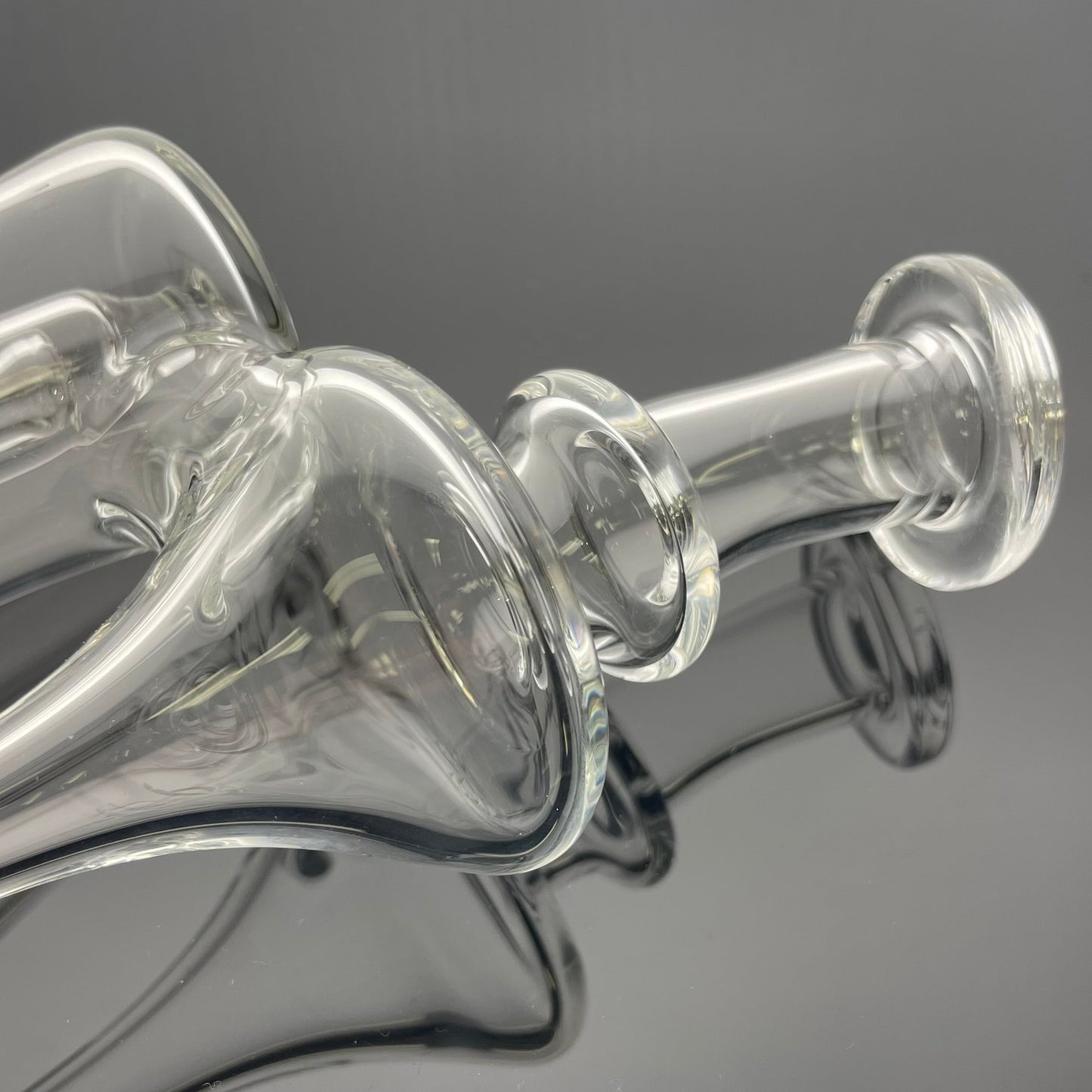 Green Belt Puffco Peak Recycler Top - Clear
