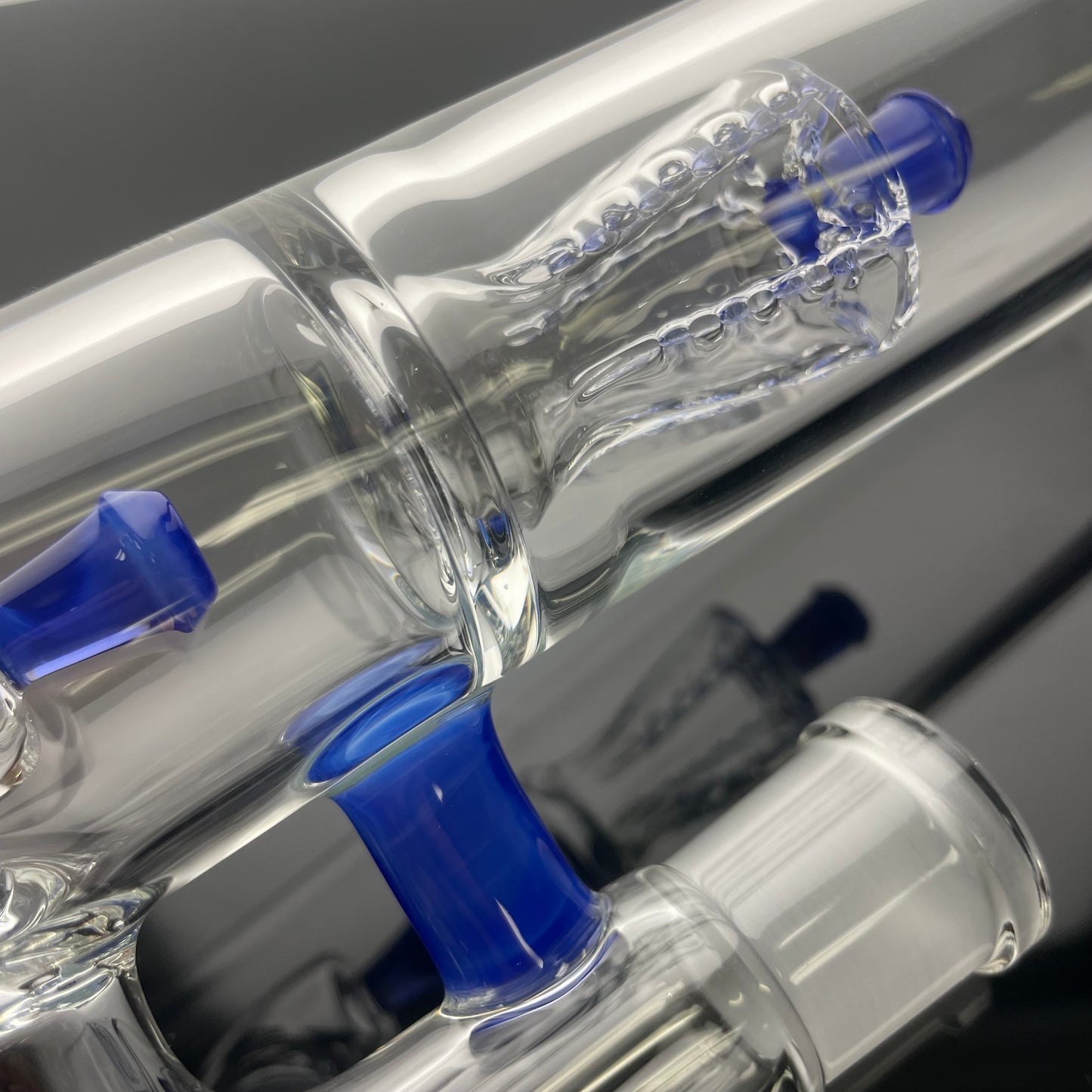 Jamms Colour Accented Pillar to Diamond Perc Tube - Neptune