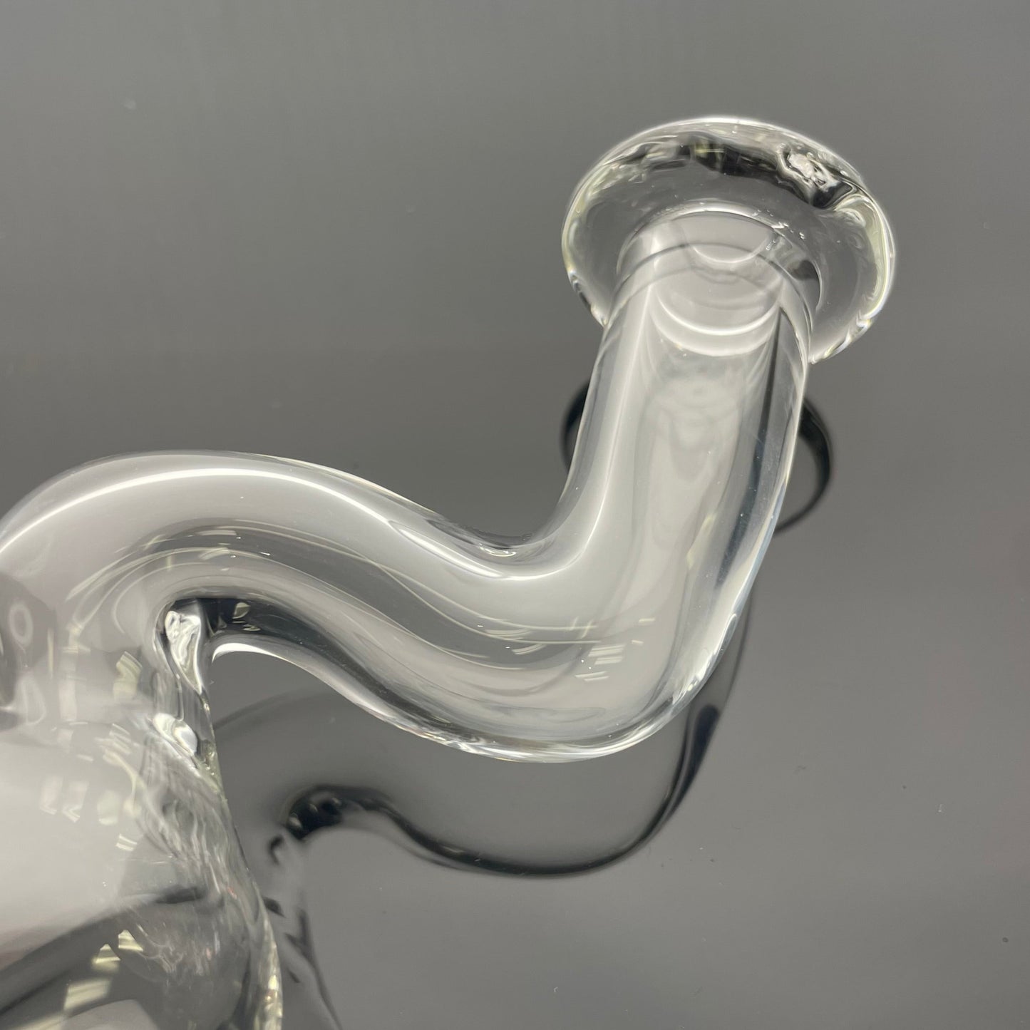 Mimzy Clear Fab Rig w/ Bent Neck - 14mm
