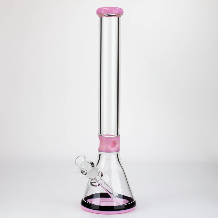 Purple Haze 18" 7mm Classic Beaker w/ Colour Accents