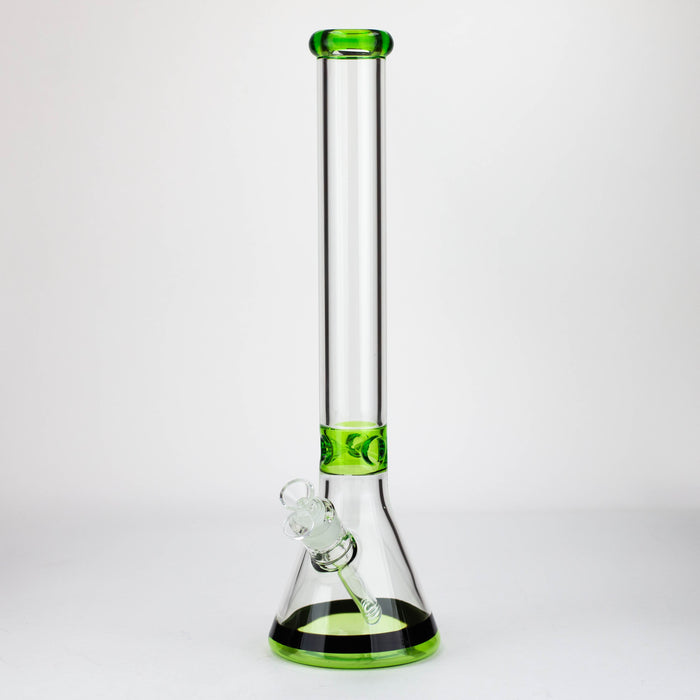 Purple Haze 18" 7mm Classic Beaker w/ Colour Accents