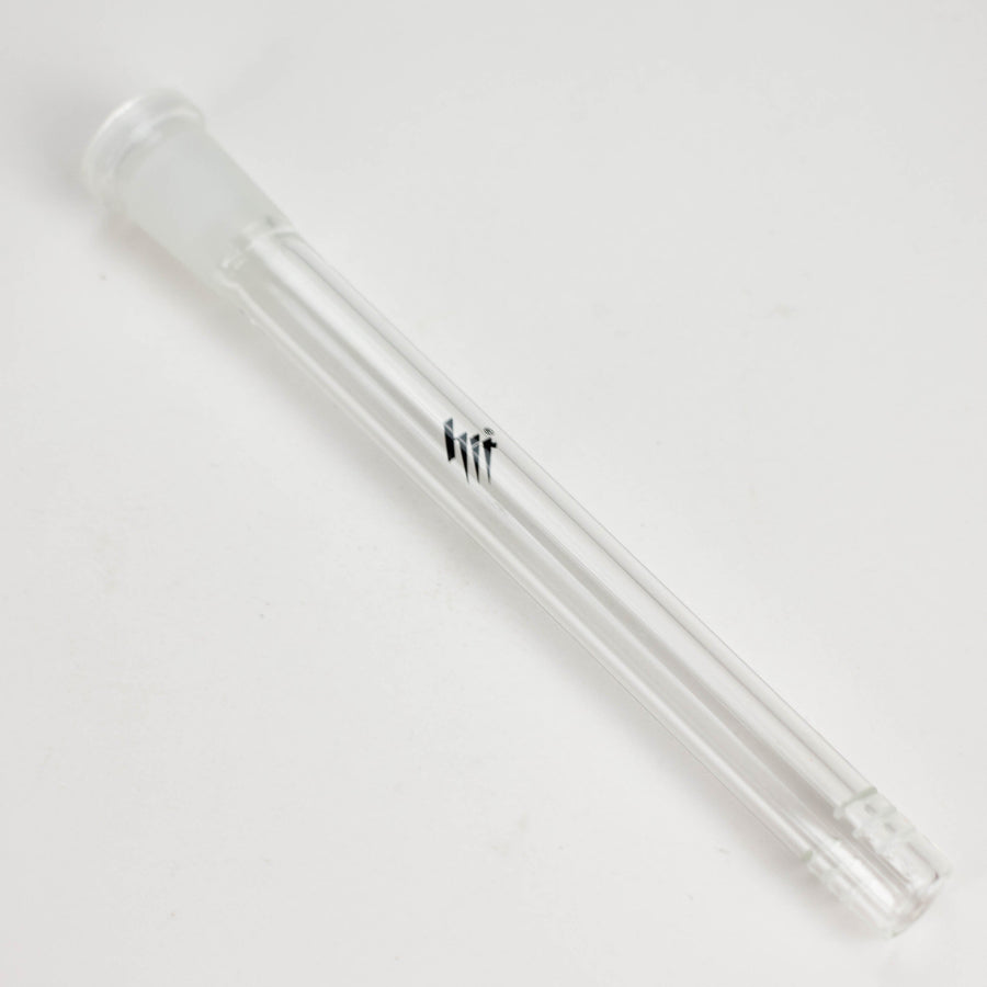 Hit Glass 18mm-14mm Clear Diffused Downstem w/ Logo - Various Lenghts