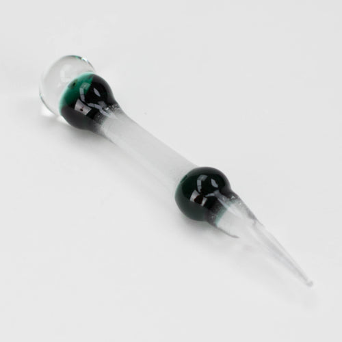 Shine Pipes Colour Accented Glass Dabber - Various Colours