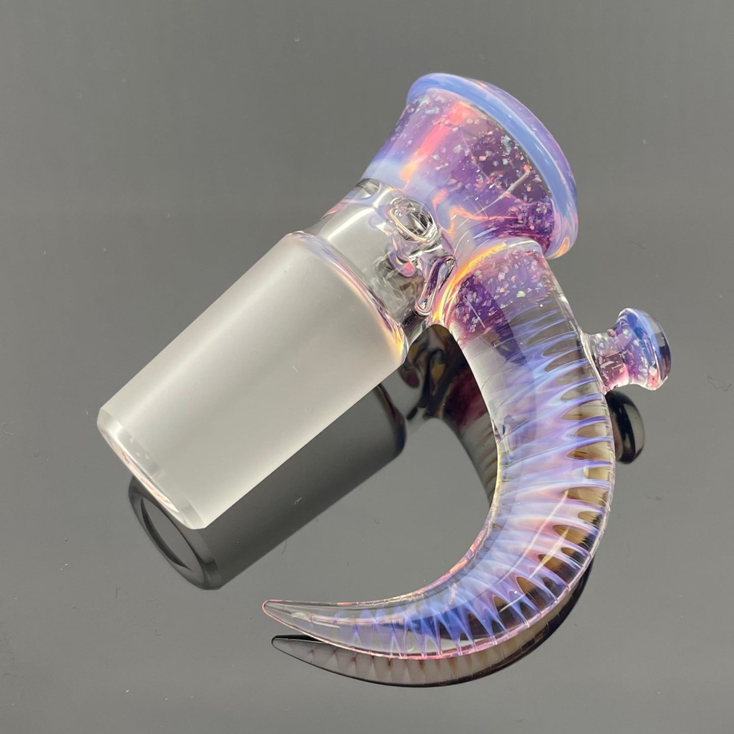 Jamms 2 Tone Crushed Opal Encalmo Bowl w/ Cane 18mm 4 Hole