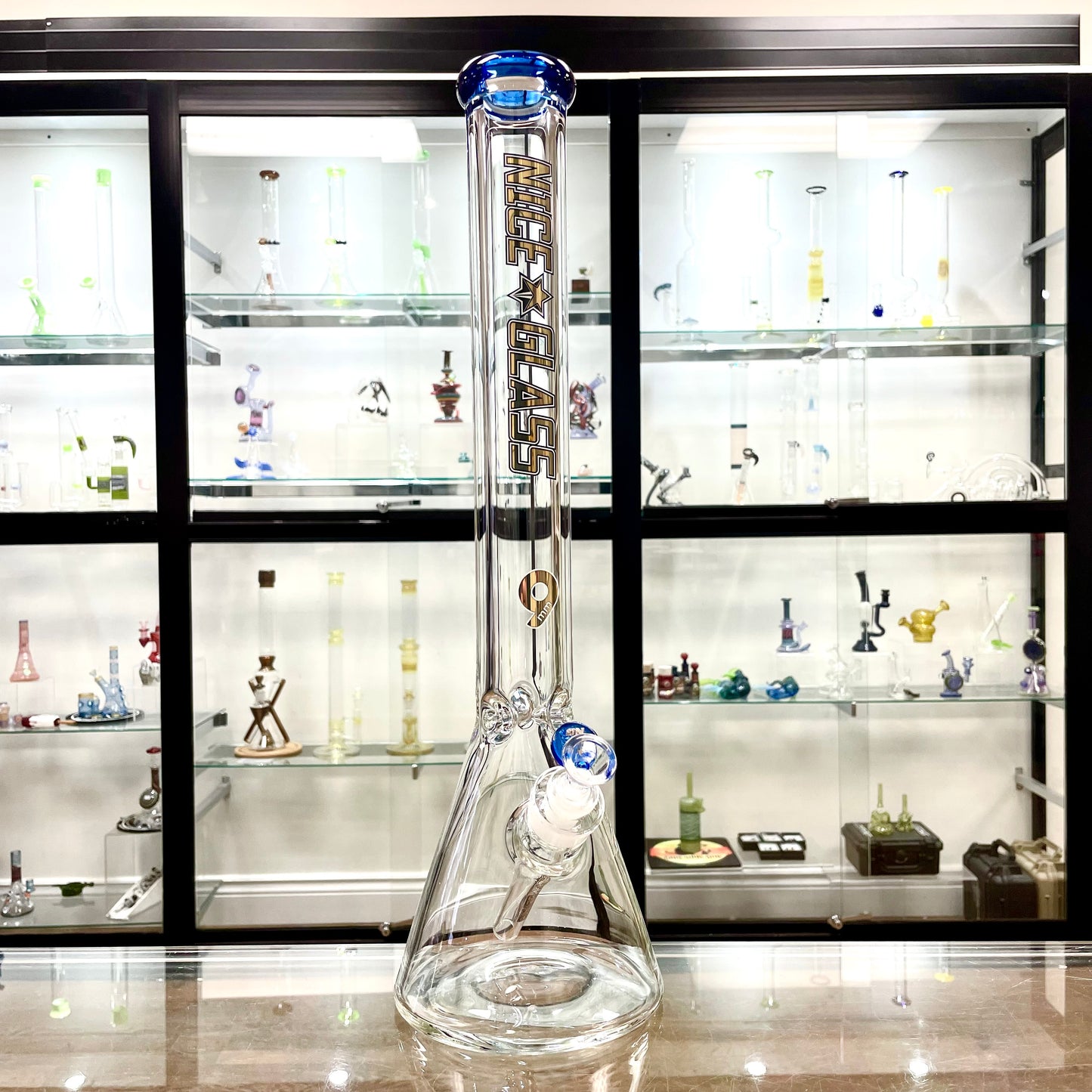 Nice Glass 18" 9mm Classic Beaker