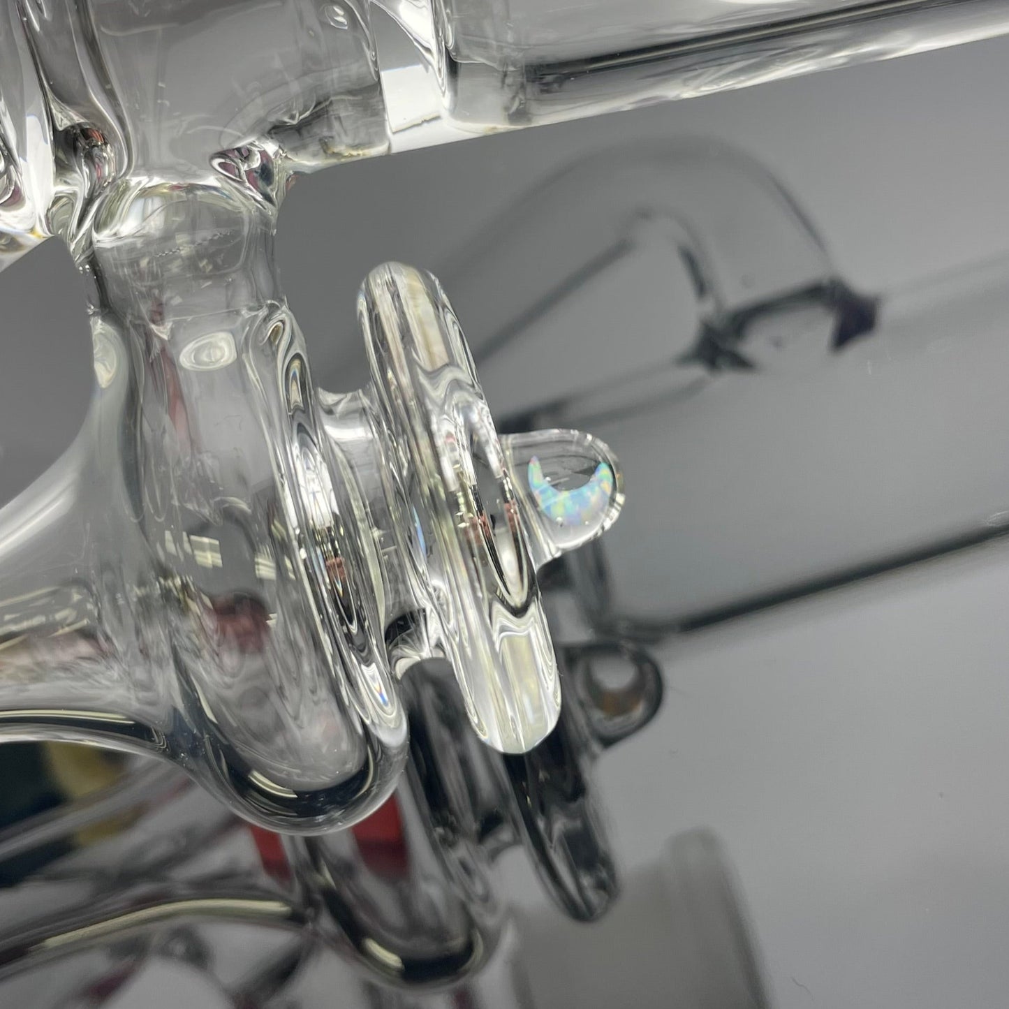 Discobox Colour Accented Fixed Double Recycler Beaker - Space Fume & Crushed Opal #1