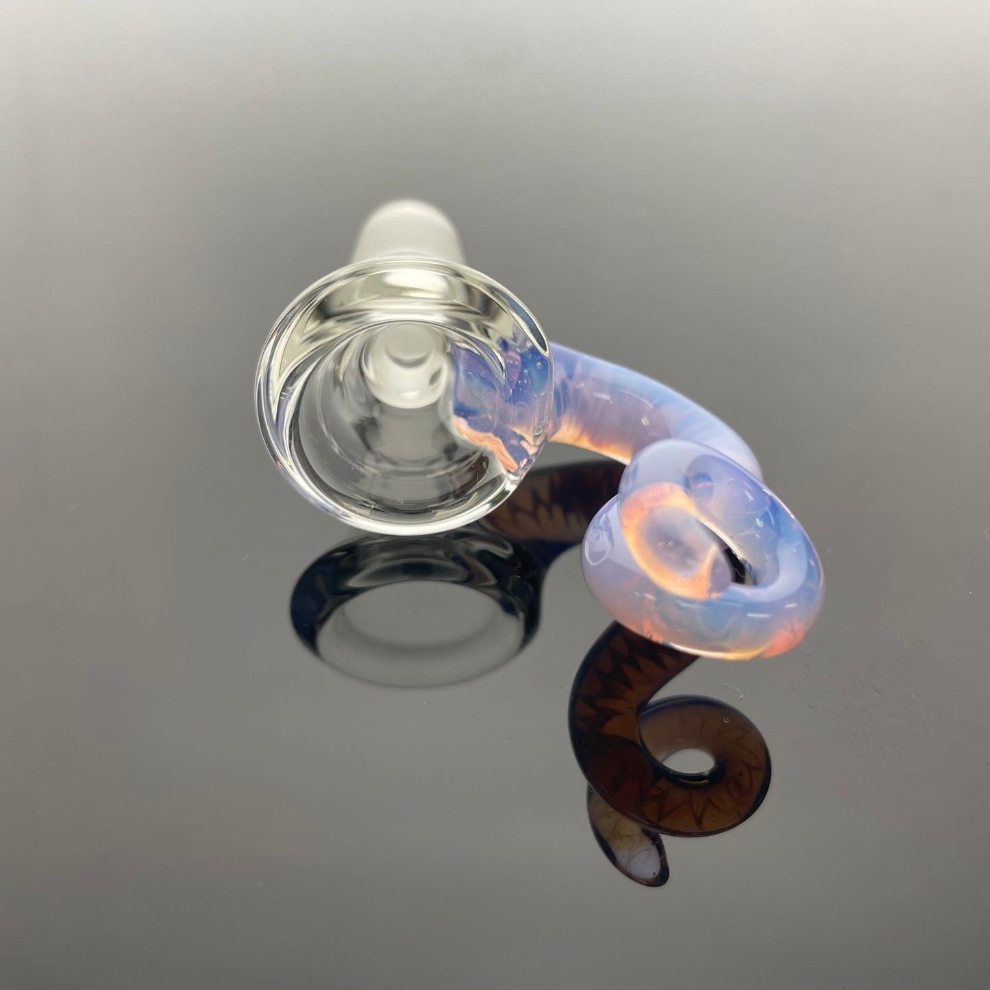 Discobox Clear Bowl w/ Horn 14mm 1 Hole