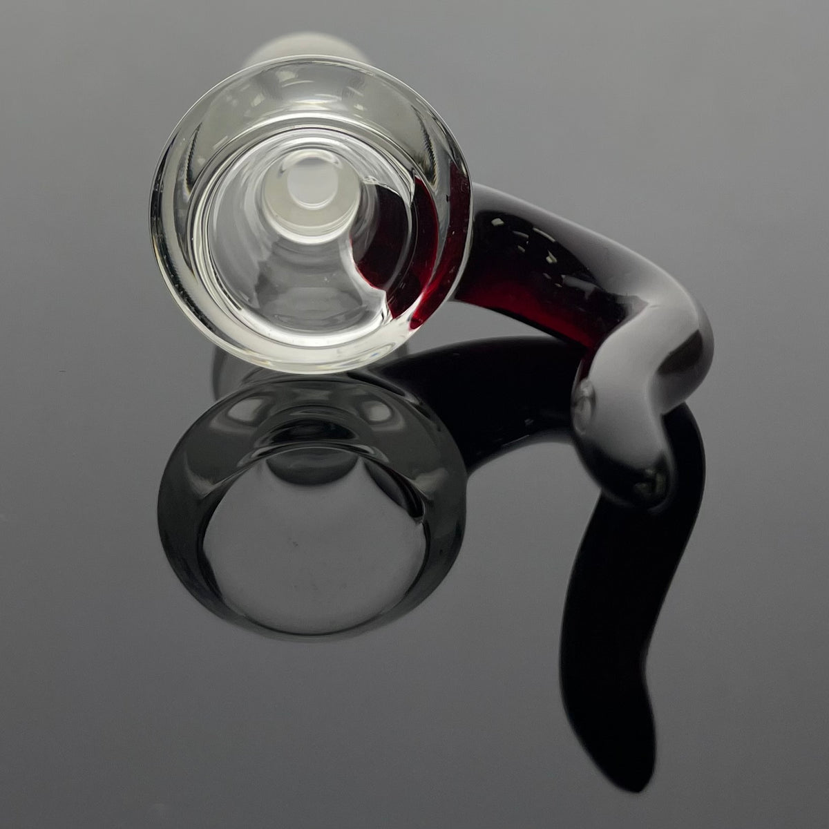 Discobox Clear Bowl w/ Horn 18mm 1 Hole