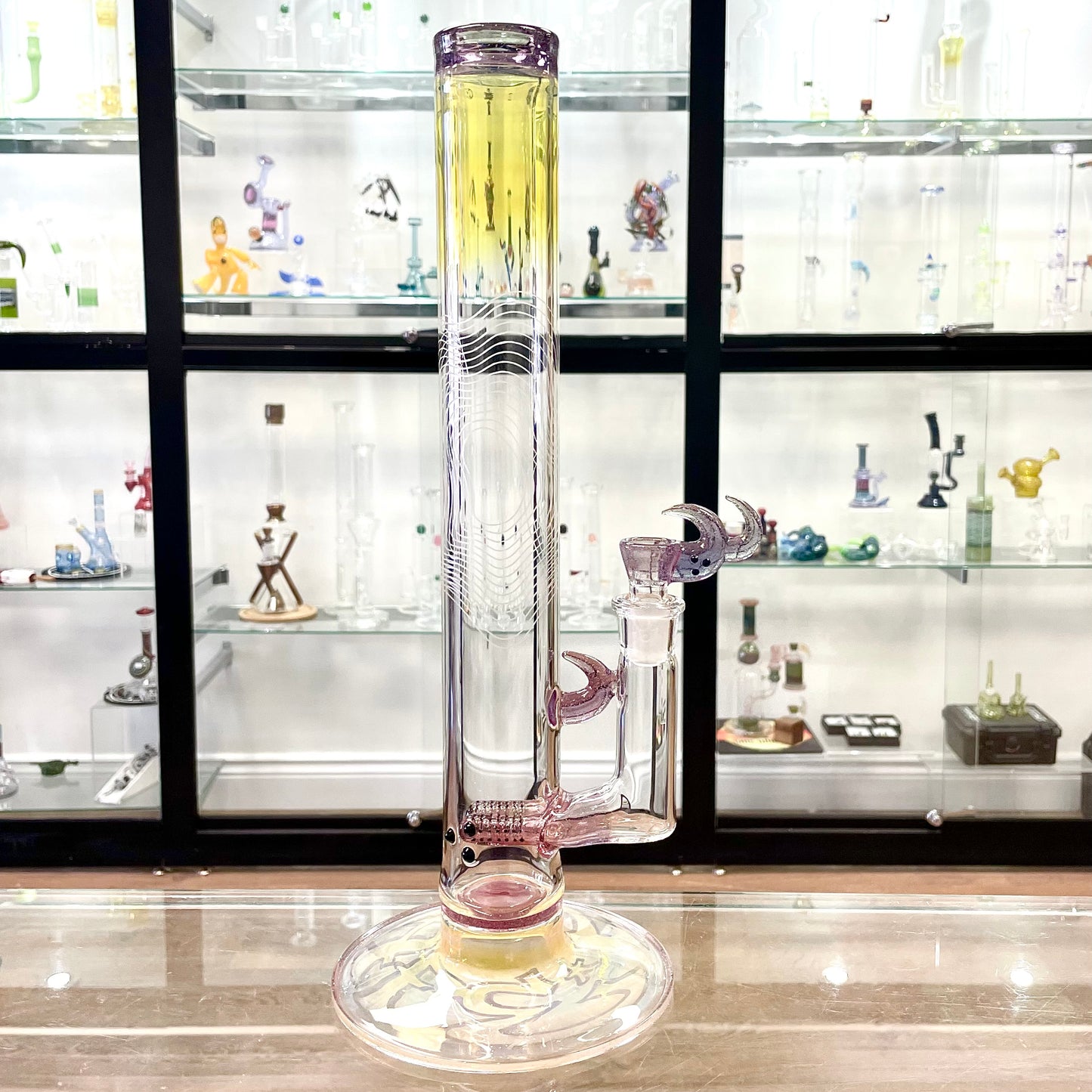 Mafe Fully Accented Dual Stem Tube - "Icy Grapes"