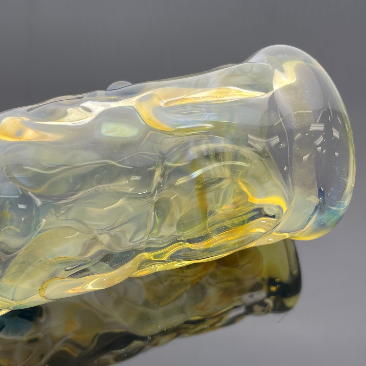 Shine Glass 19.5" Artifact Fumed 44mm Inline w/ Monster Bowl - #1