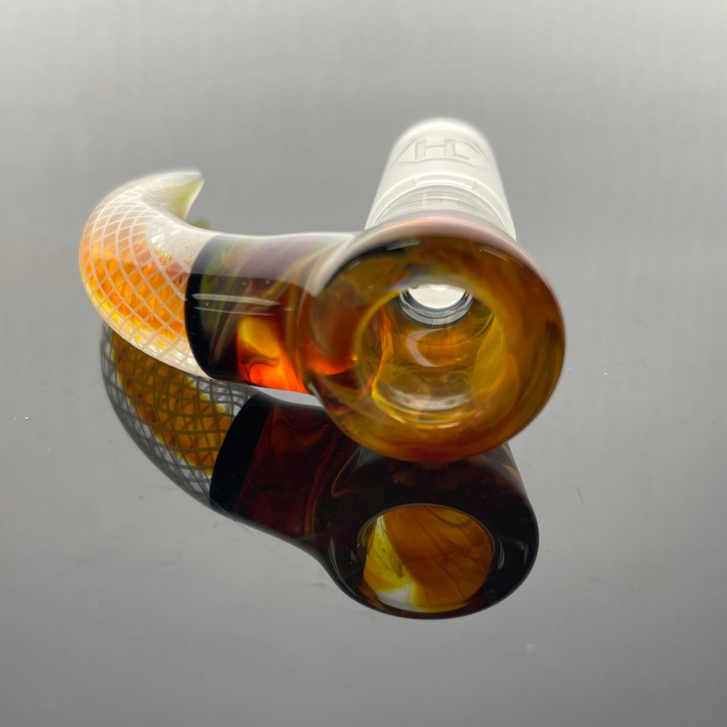 Jhoney 14mm Retti Bowl w/ Amber Purple, Star White & Black