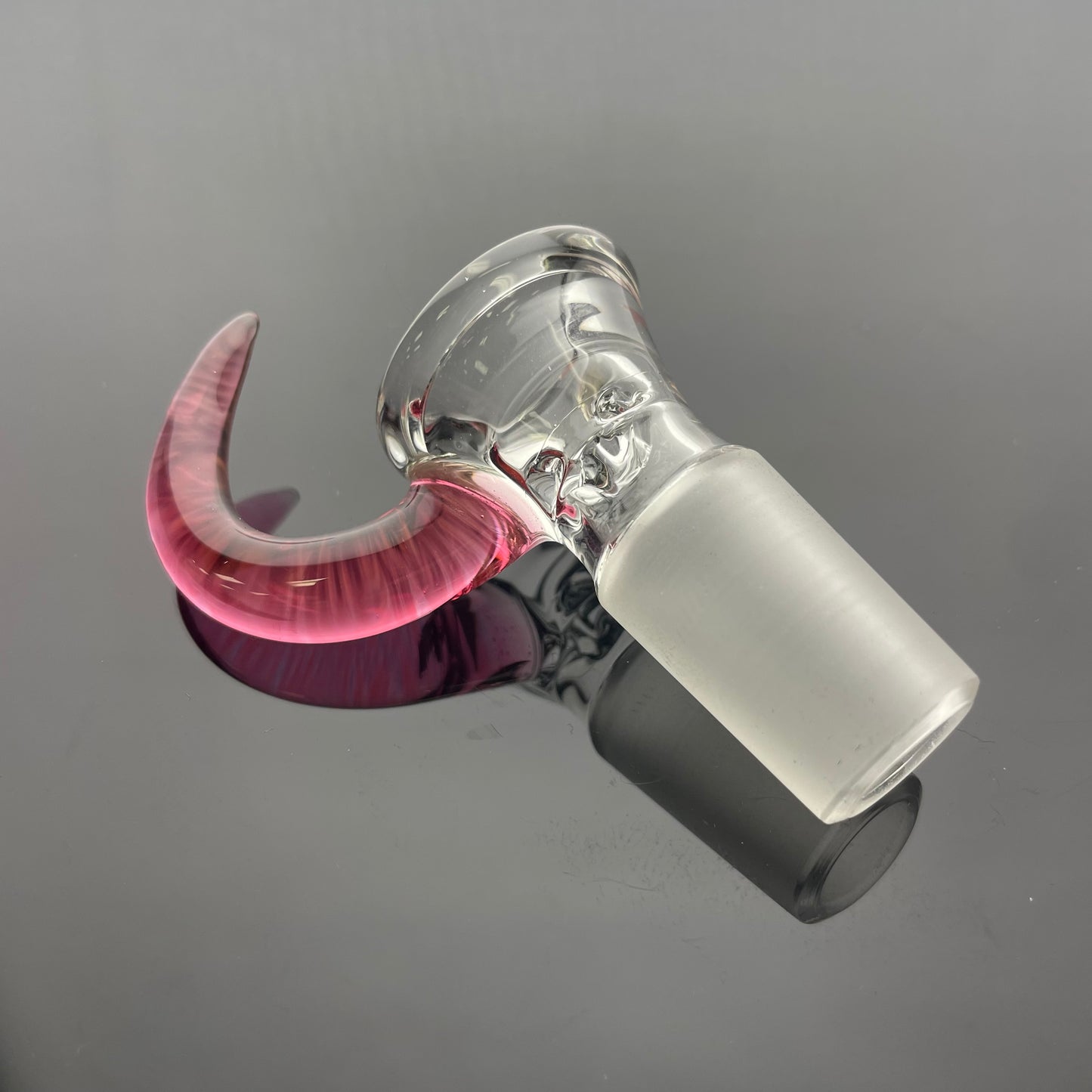 Discobox Clear Bowl w/ Horn 18mm 4 Hole