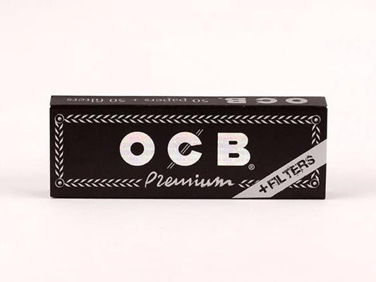 OCB Black Premium 1/25 w/ Filter Tips