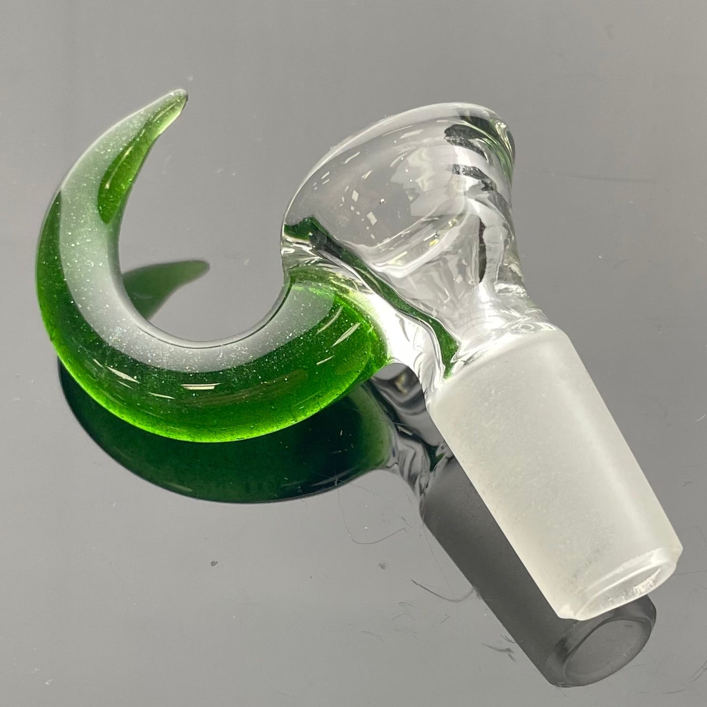 Discobox Clear Bowl w/ Horn 14mm 1 Hole