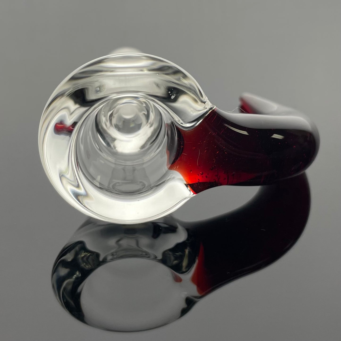Green Belt Clear Horn Bowl 14mm 1 Hole