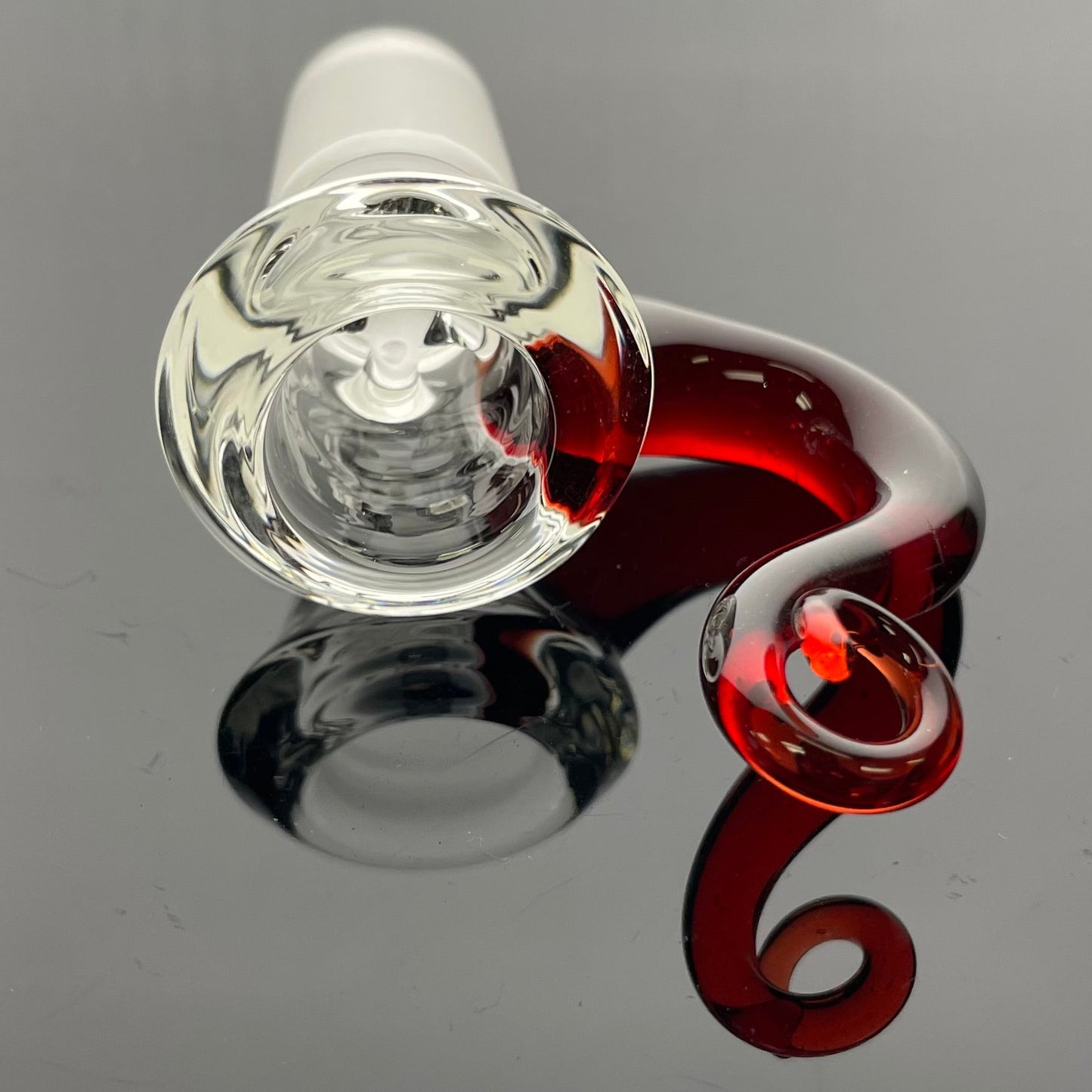 Discobox Clear Bowl w/ Horn 18mm 4 Hole