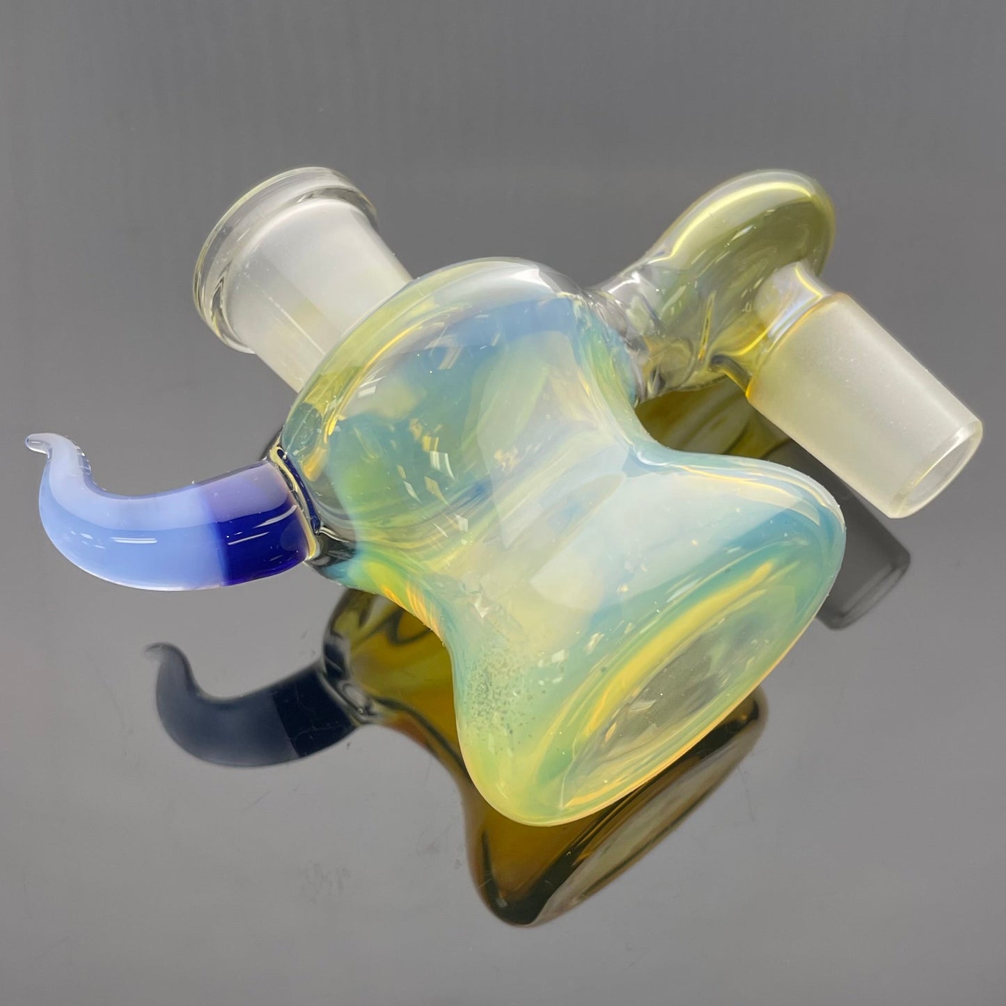 Mooks Glass 18mm 90 Fumed Ash Catcher