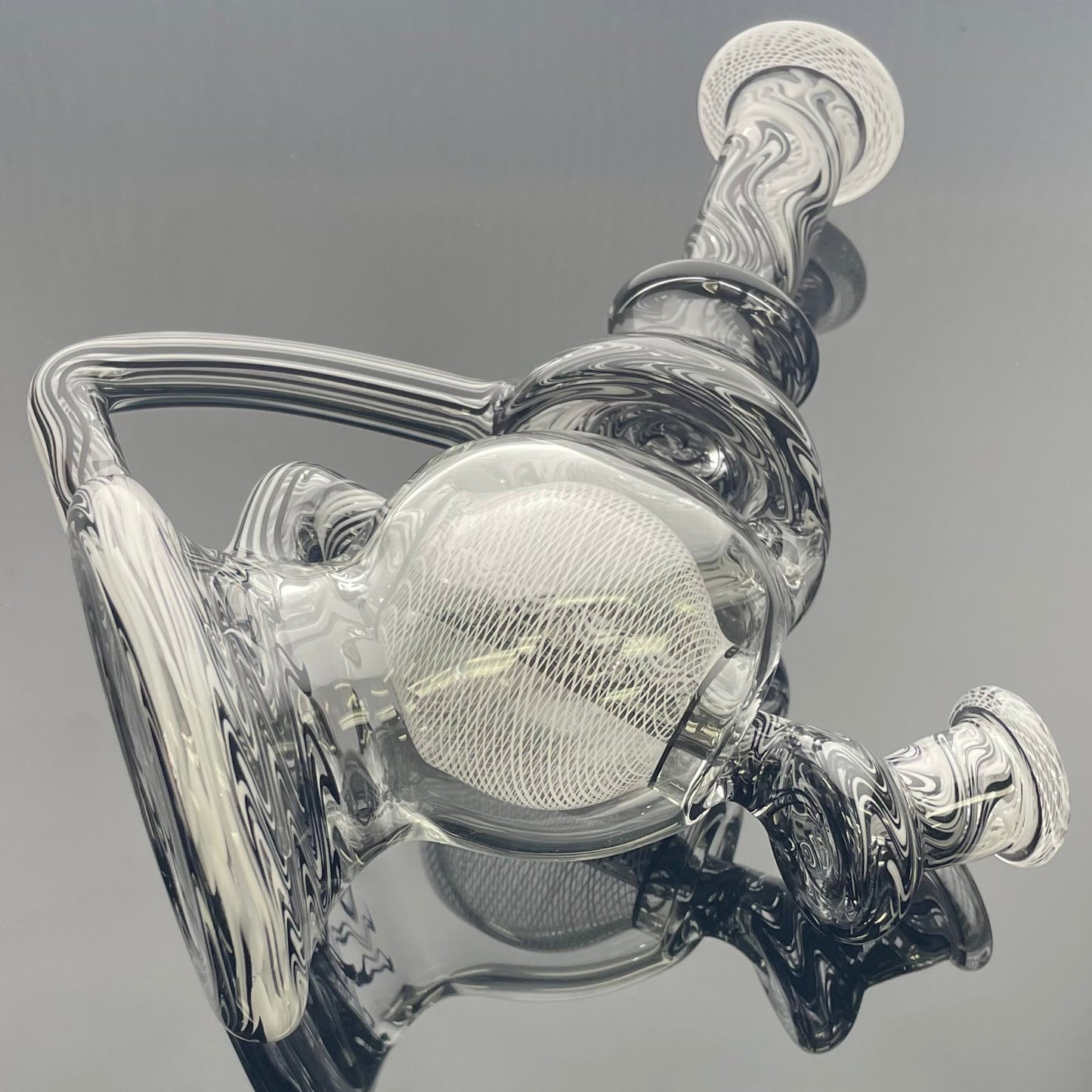 JHoney WigWag & Retti Ball Cycler Rig - Black & White w/ Slurper Set