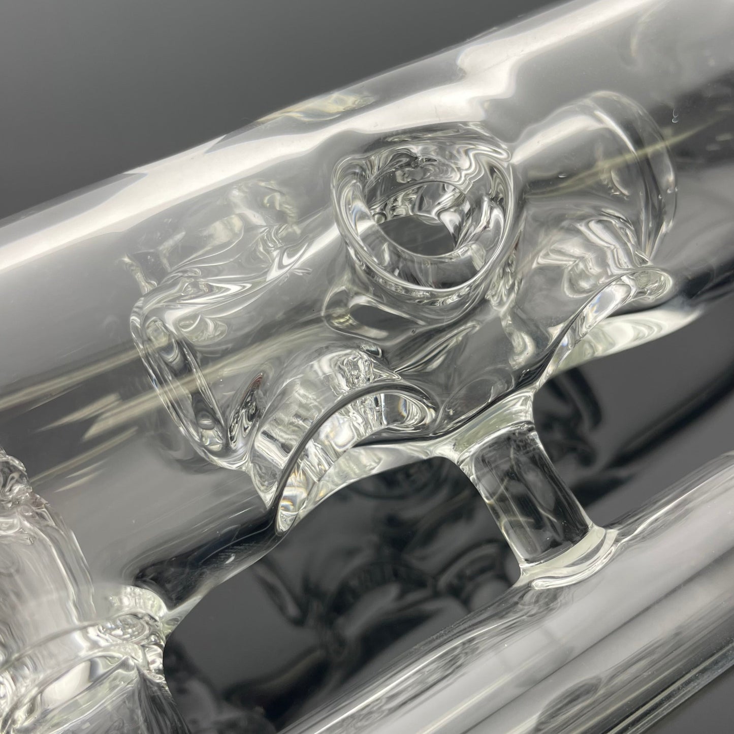 Mimzy Clear Fab Rig w/ Bent Neck - 14mm