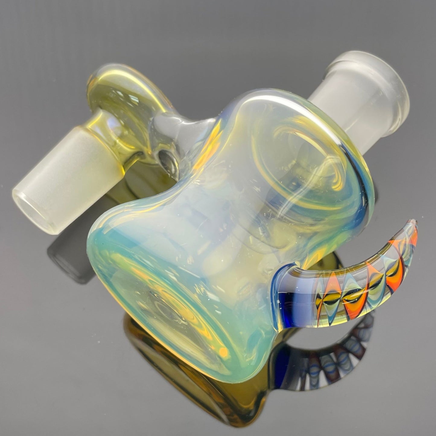 Mooks Glass 18mm 90 Fumed Ash Catcher