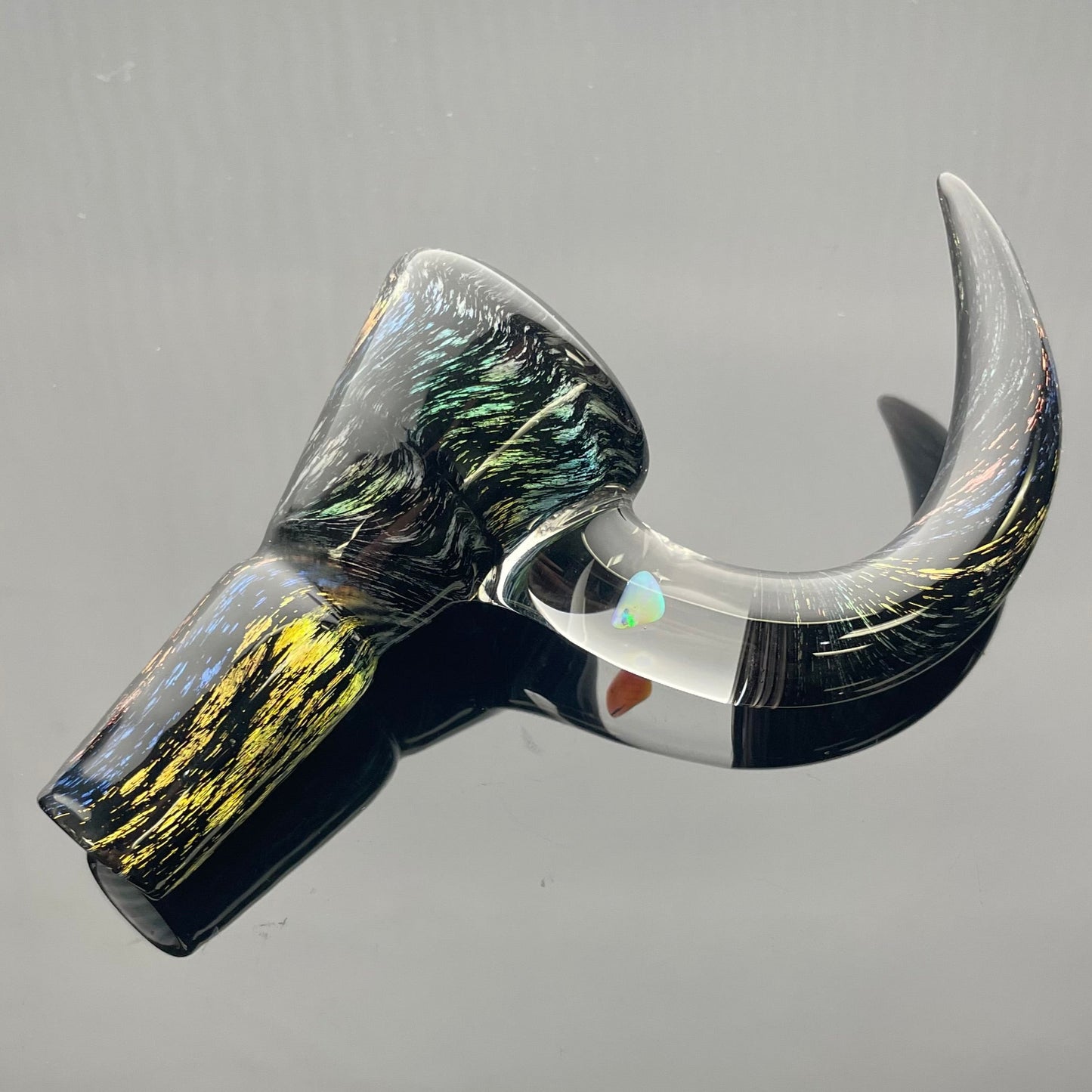 Kobb 18mm 4-Hole Fully Worked Bowl w/ Opal - #28