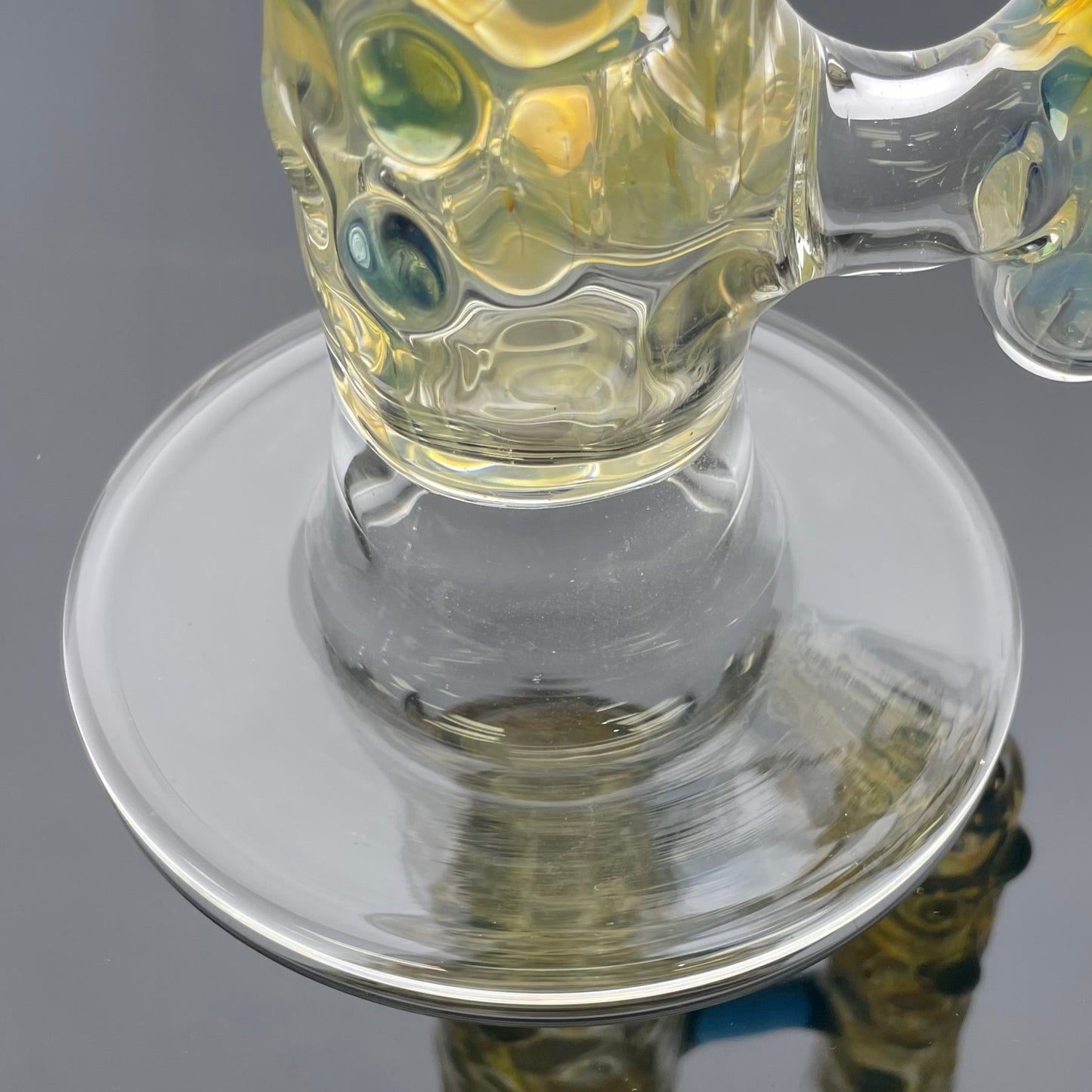 Shine Glass 19.5" Artifact Fumed 44mm Inline w/ Monster Bowl - #1