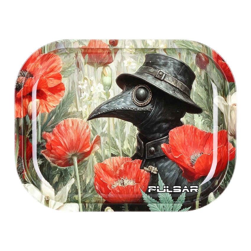 Pulsar 7" x 5.5" Mini Metal Rolling Tray - Various Styles