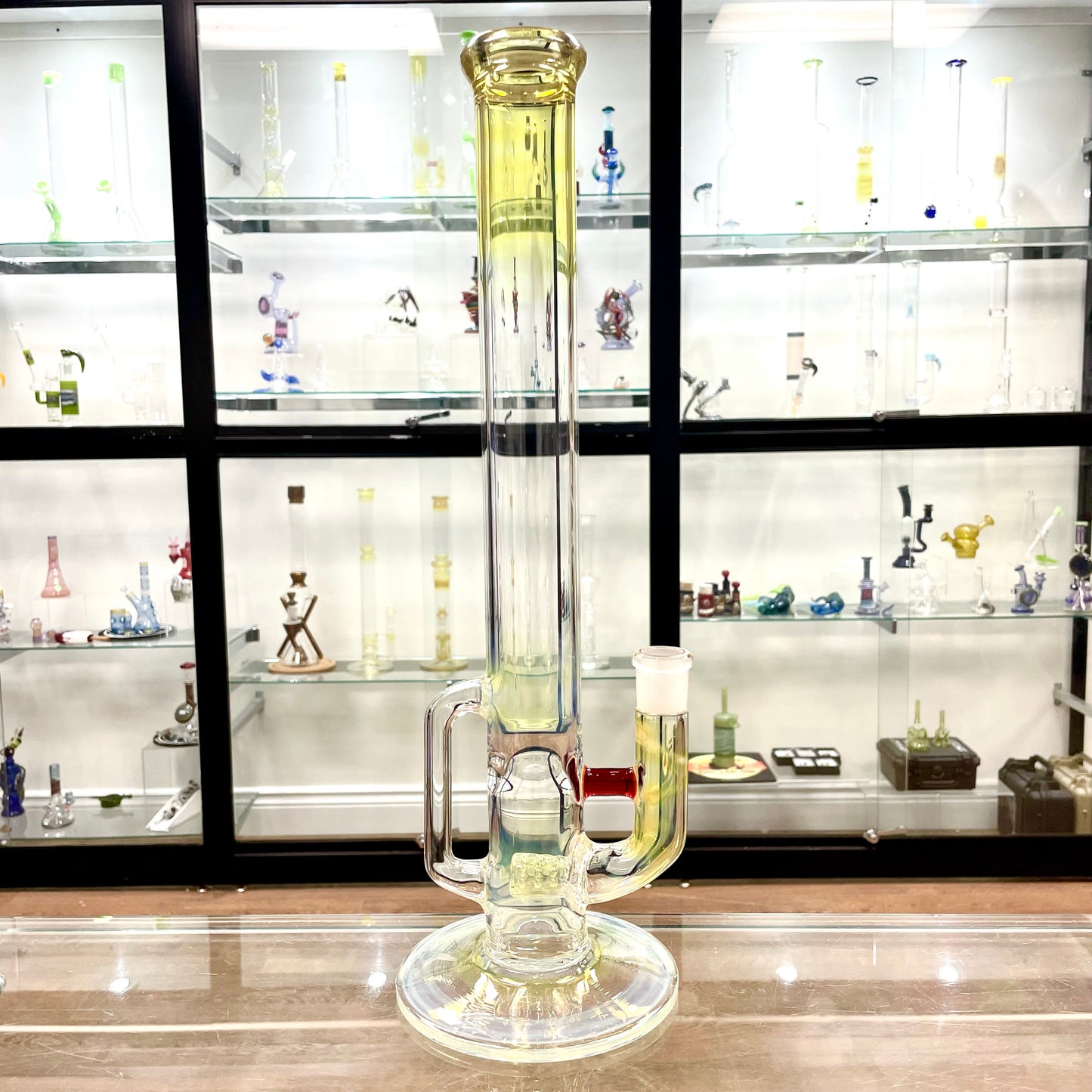 Green Belt Colour Accented Fume Stemline Drain Tube - Pomegranate