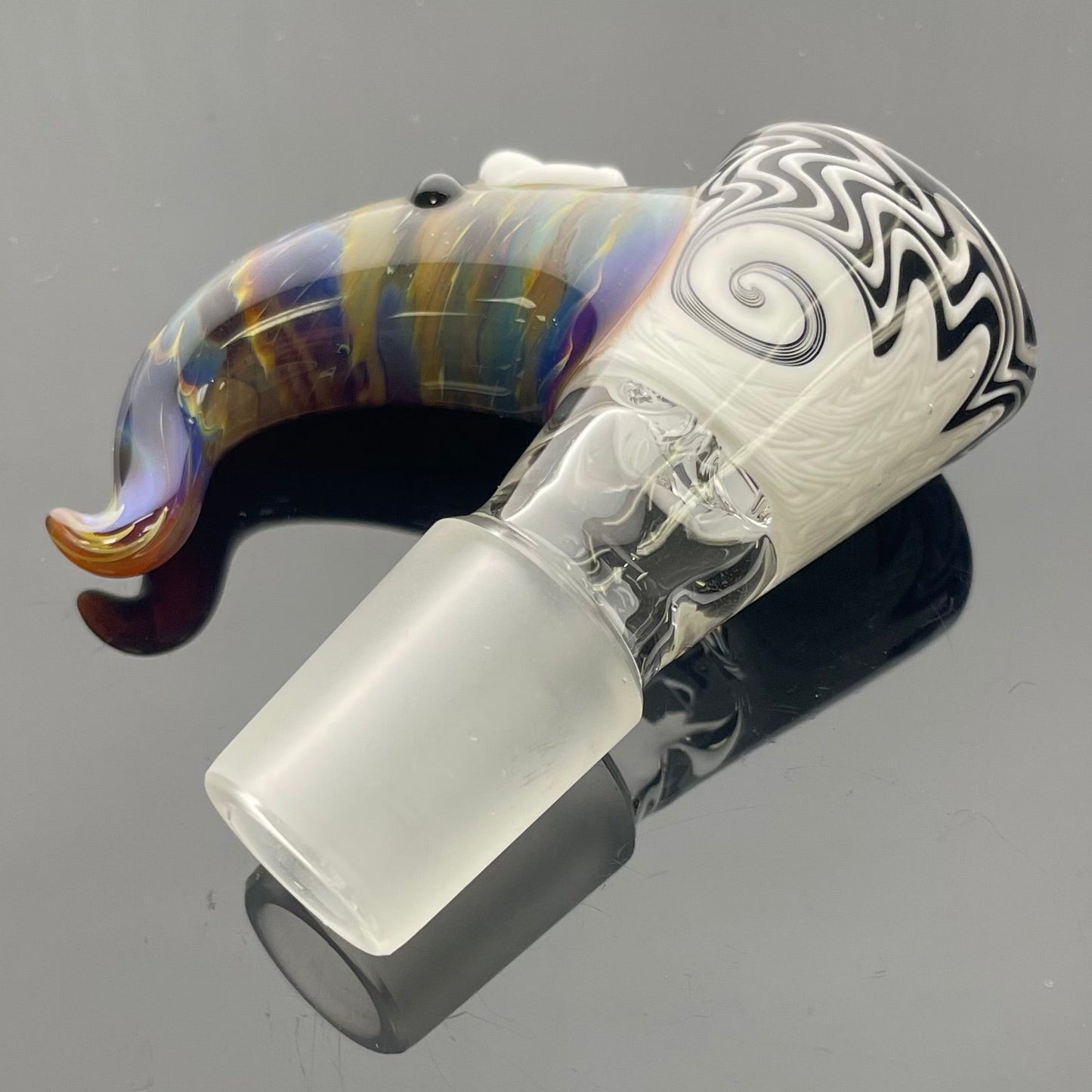 Kahuna Worked Wigwag Bowl 18mm 4 Hole