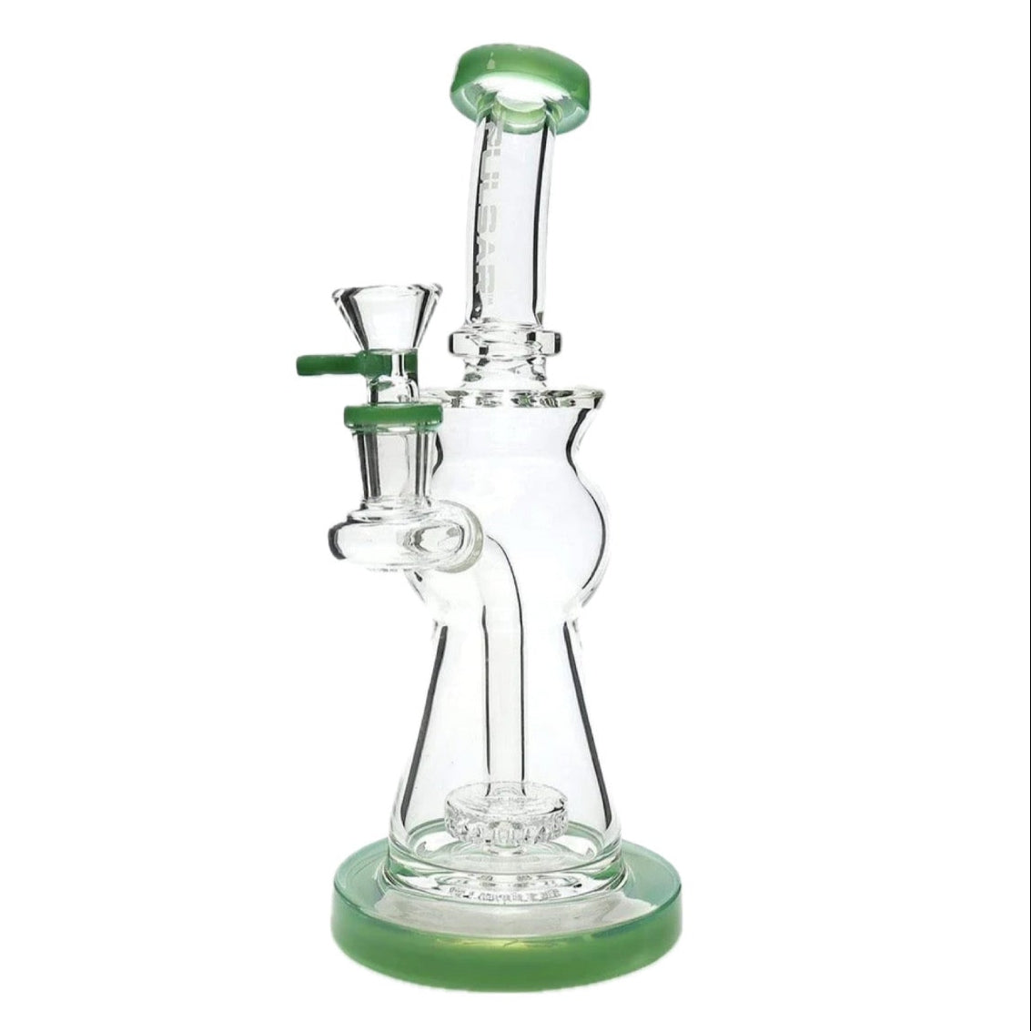 Pulsar 8.5" Upscale Rig with Disc Perc & Colour Accents w/ 14mm Bowl