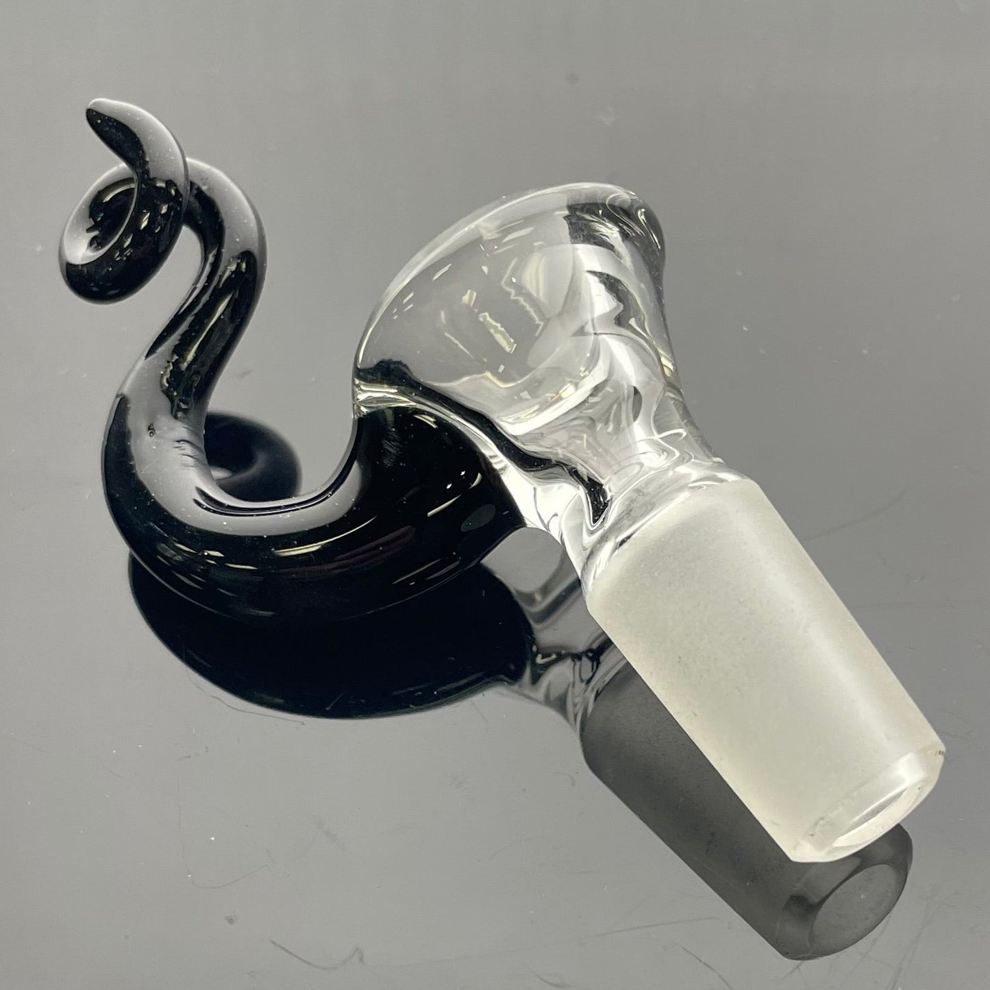 Discobox Clear Bowl w/ Horn 14mm 1 Hole