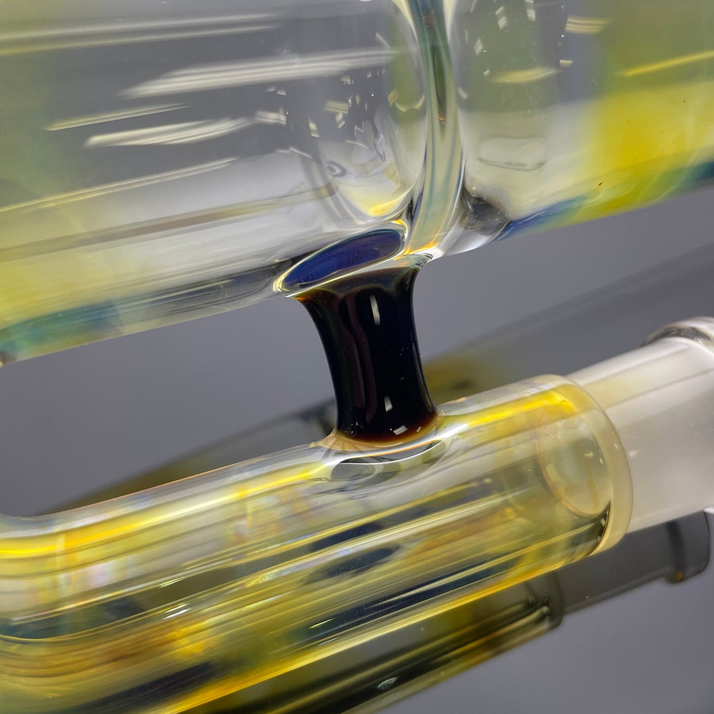 Green Belt Colour Accented Fume Inline Drain Tube - Mystery Aventurine