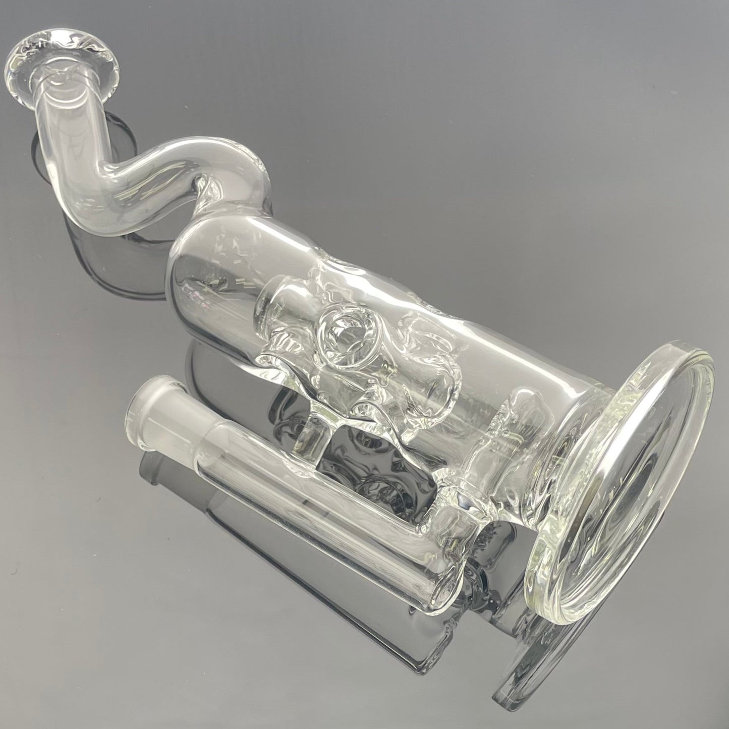 Mimzy Clear Fab Rig w/ Bent Neck - 14mm