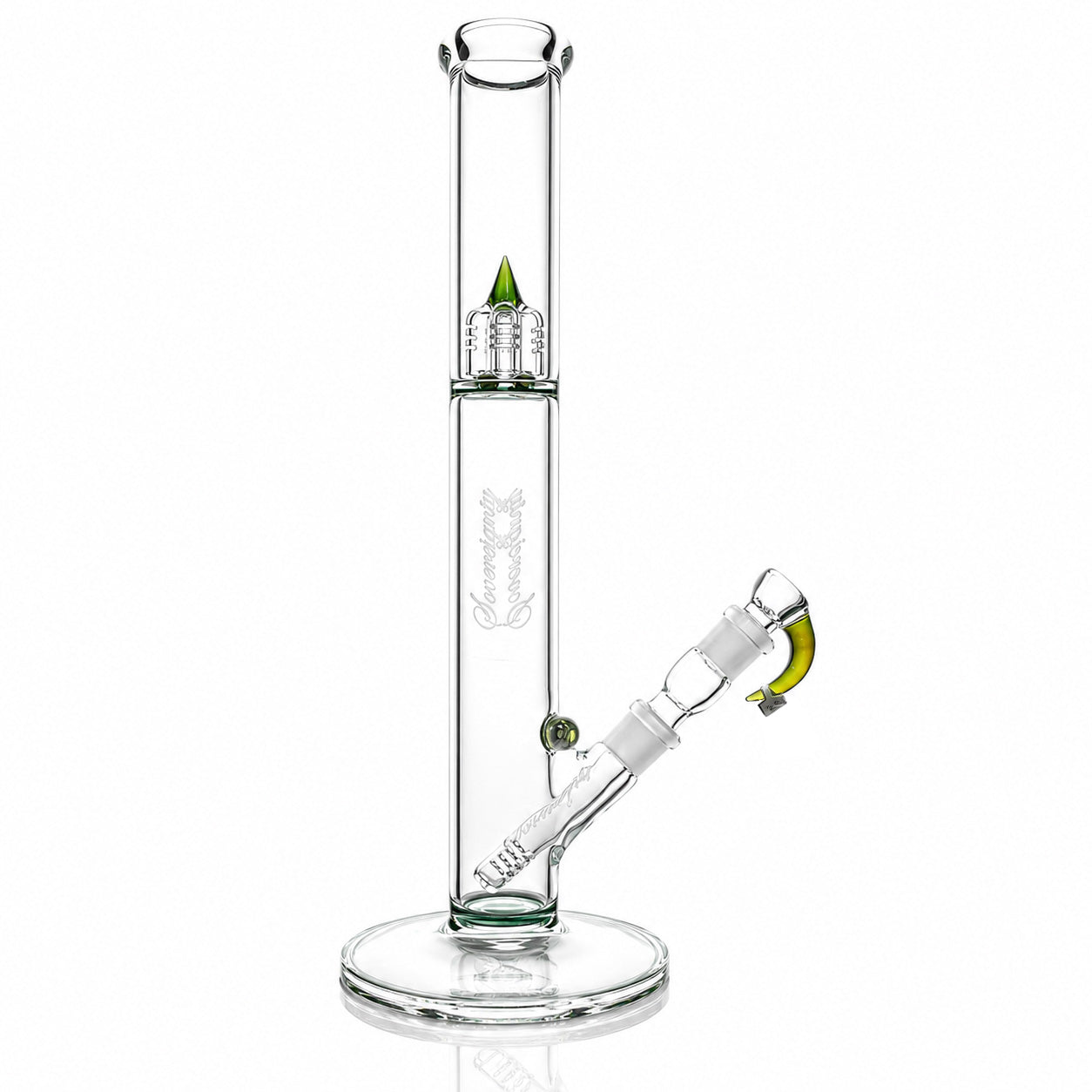 Sovereignty 44x4 Diffy Tube w/ Removable 180 Gridded Downstem & 1 Millie Partial Accent